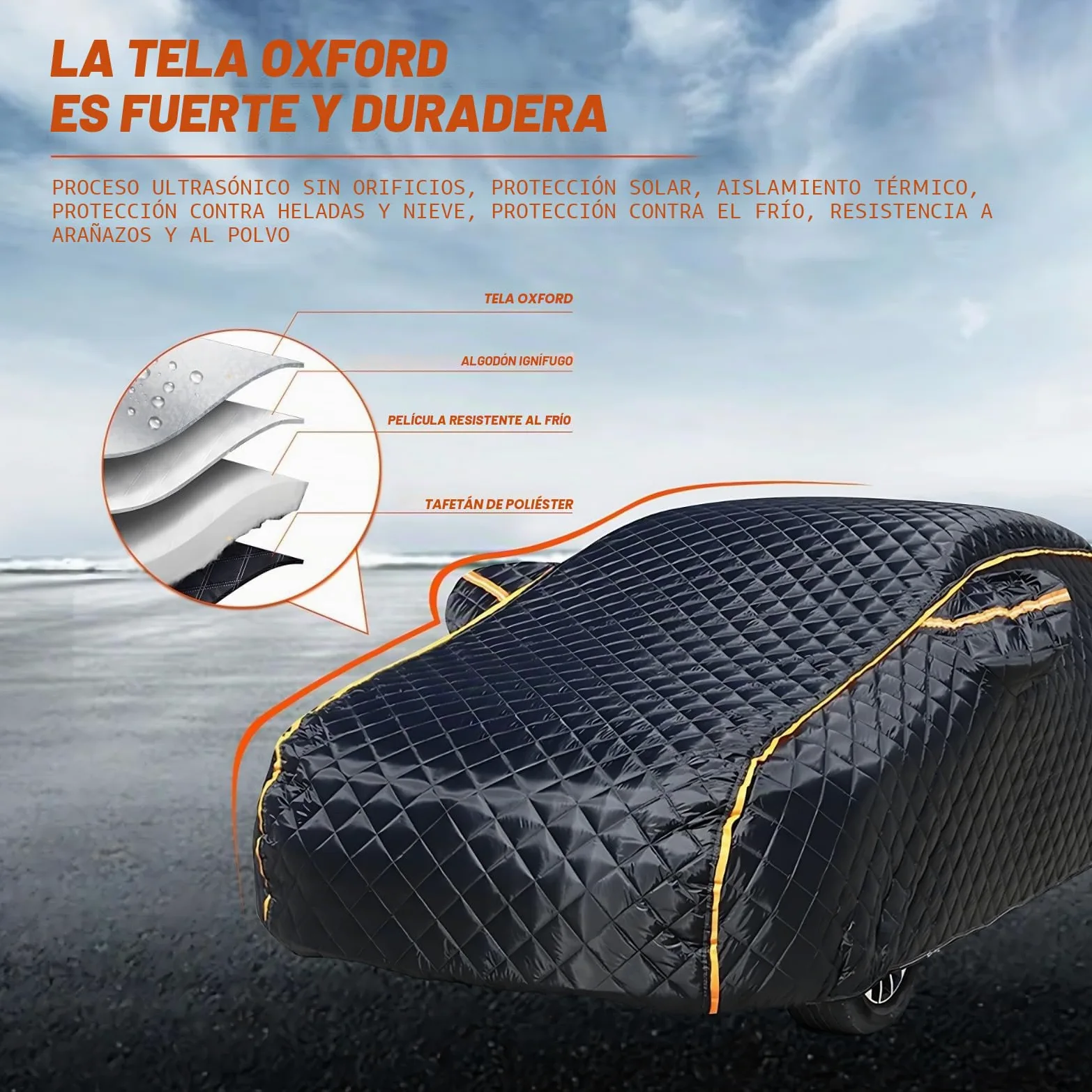 Funda Coche Antigranizo para Mercedes-Benz GLC Coupe SUV(2016-2019) Cubre Coche Exterior Anti-Ultravioleta,Impermeable,Sol,Lluvia,Polvo FY13