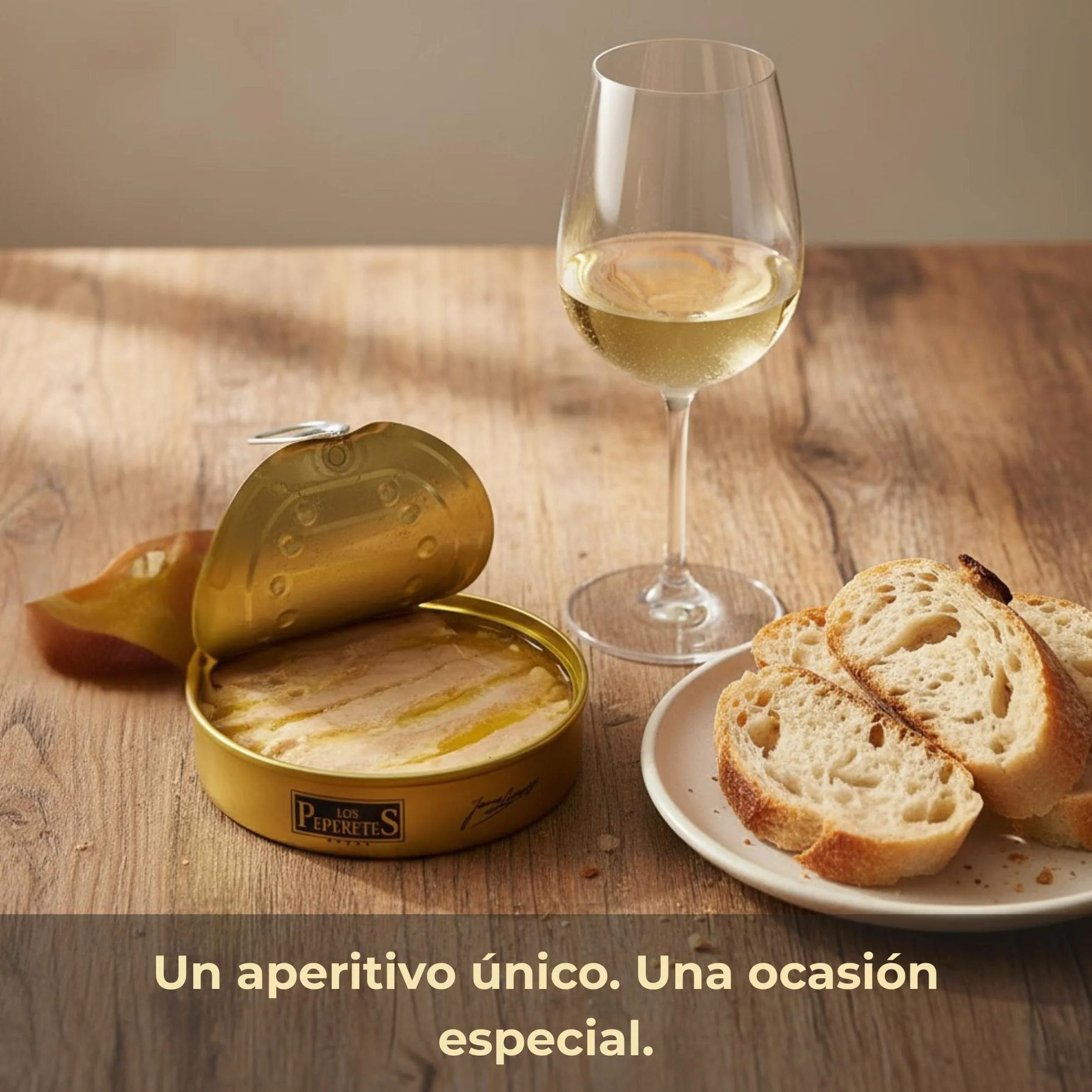 LOS PEPERETES Ventresca en Mantequilla Arias Ortiz 120 g Conserva Gourmet Gallega