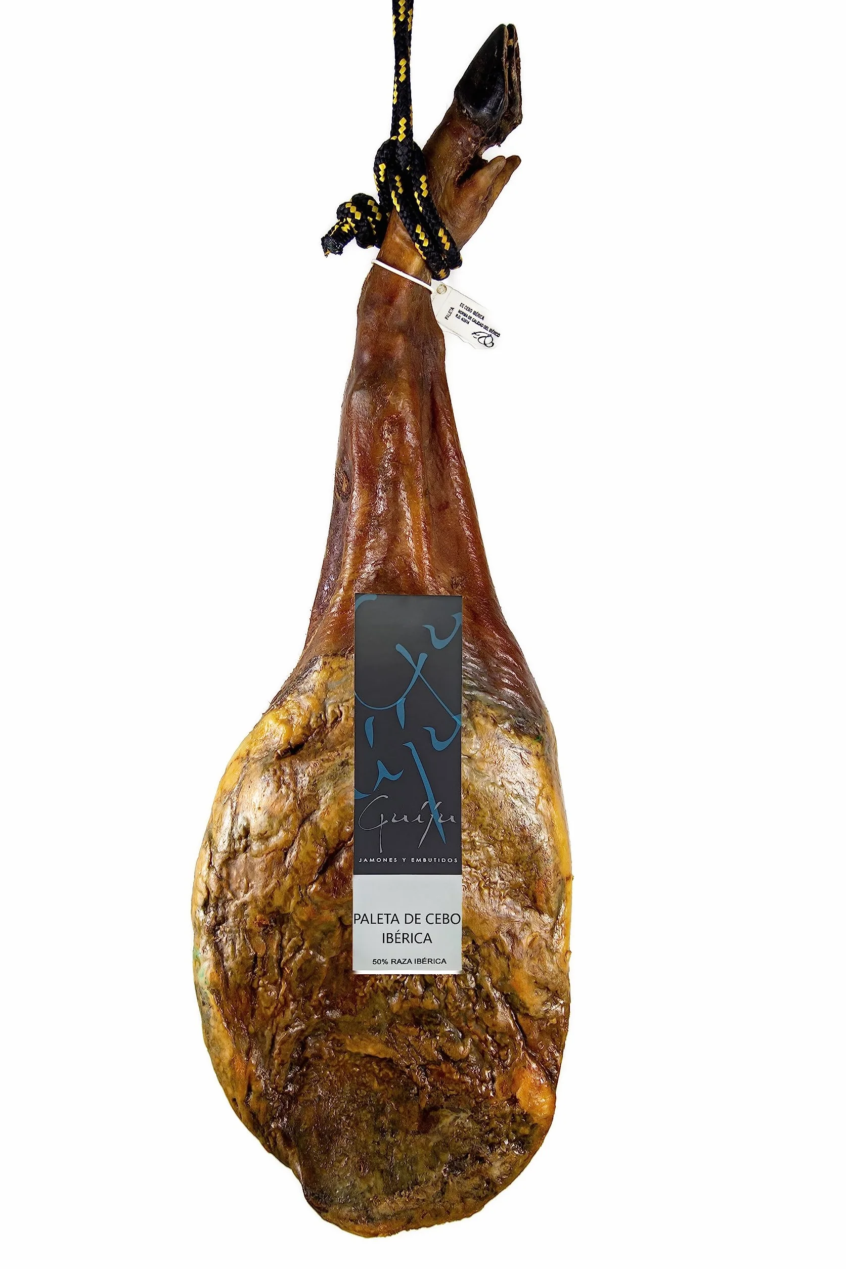 Jamón Ibérico Paleta de Cebo 50% Raza Ibérica Deshuesado 2,5-3 kg Guiju