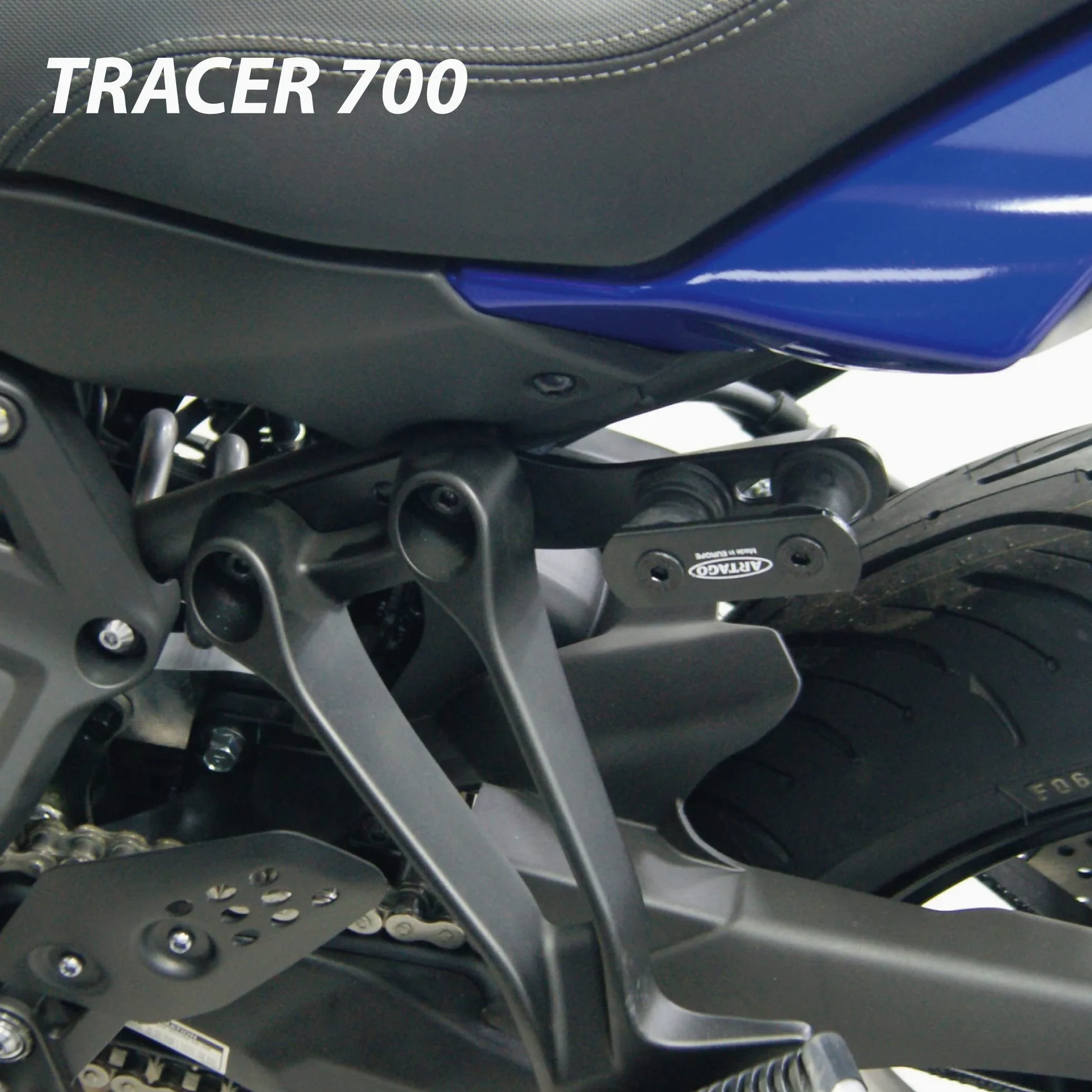 Artago 69X2 Pack Candado Antirrobo Disco Alta Seguridad + Soporte para Yamaha MT-07 y Tracer 700, Homologado Sra, Sold Secure Gold, ART4
