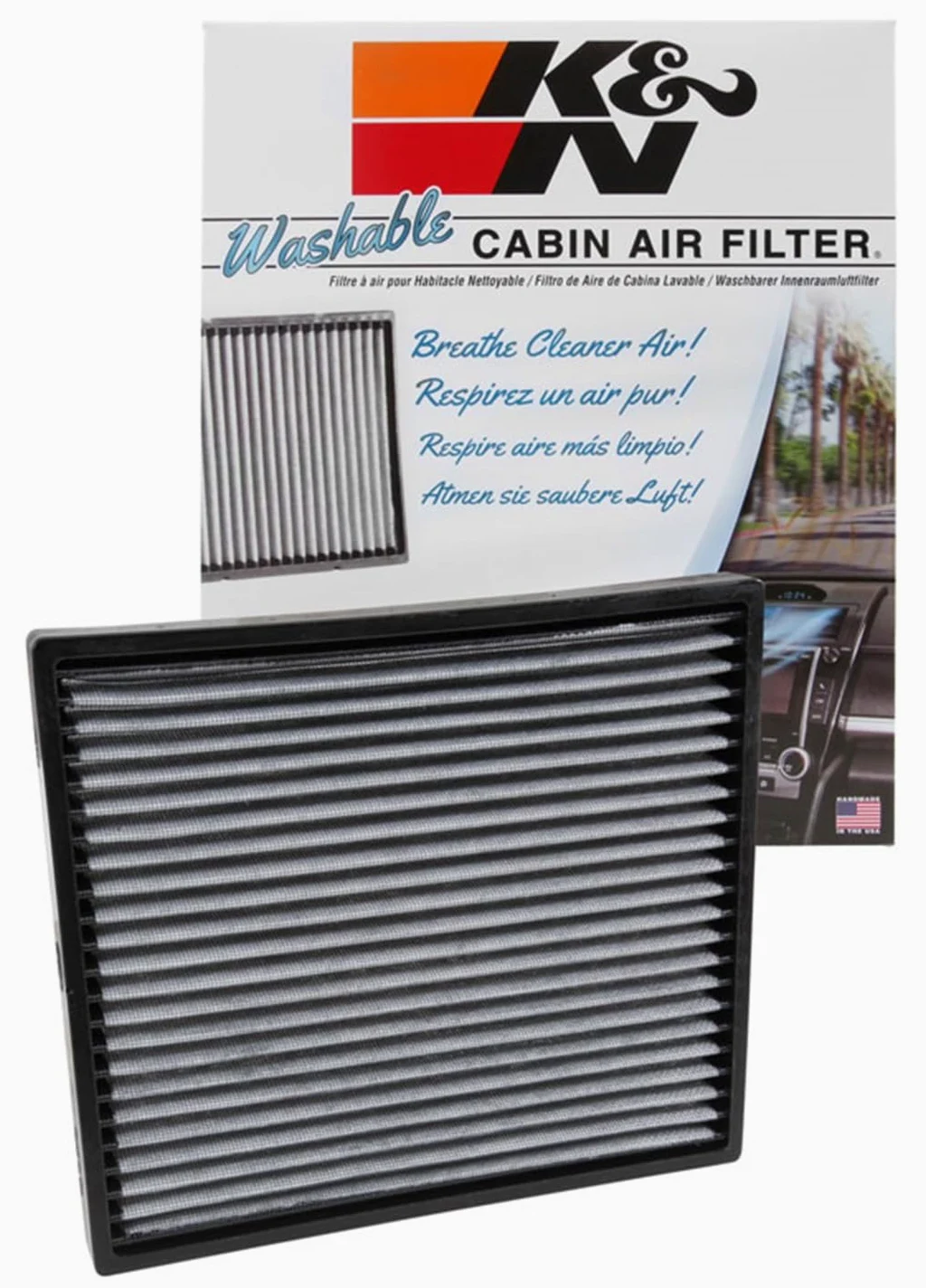 K & N vf2043 Filtro de Aire del Habitáculo Coche