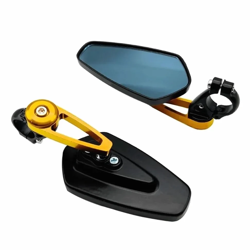 Espejos Retrovisores CNC Motocicleta De 7/8" Y 22 Mm, De Vidrio Transparente Universal Manillar De Manillar Scooter, Accesorios Espejos Retrovisores Retrovisor moto | []
