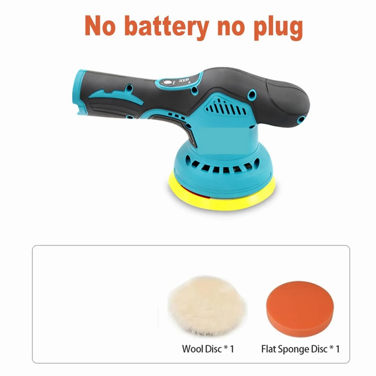 Máquina pulidora, máquina pulidora eléctrica de 8 velocidades for reparar arañazos, lijadora inalámbrica, pulidora de coche inalámbrica de 12V ,Alto Rendimiento De Seguridad(No battery no plug)