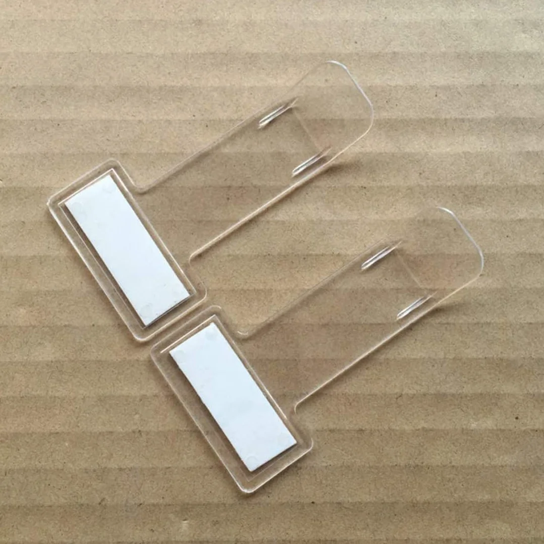 8 Clips de Embalaje para Pegatinas de Parabrisas, Soporte de Pegatinas para Billetes de Estacionamiento Permisos de Automóviles, Camiones y Caravanas