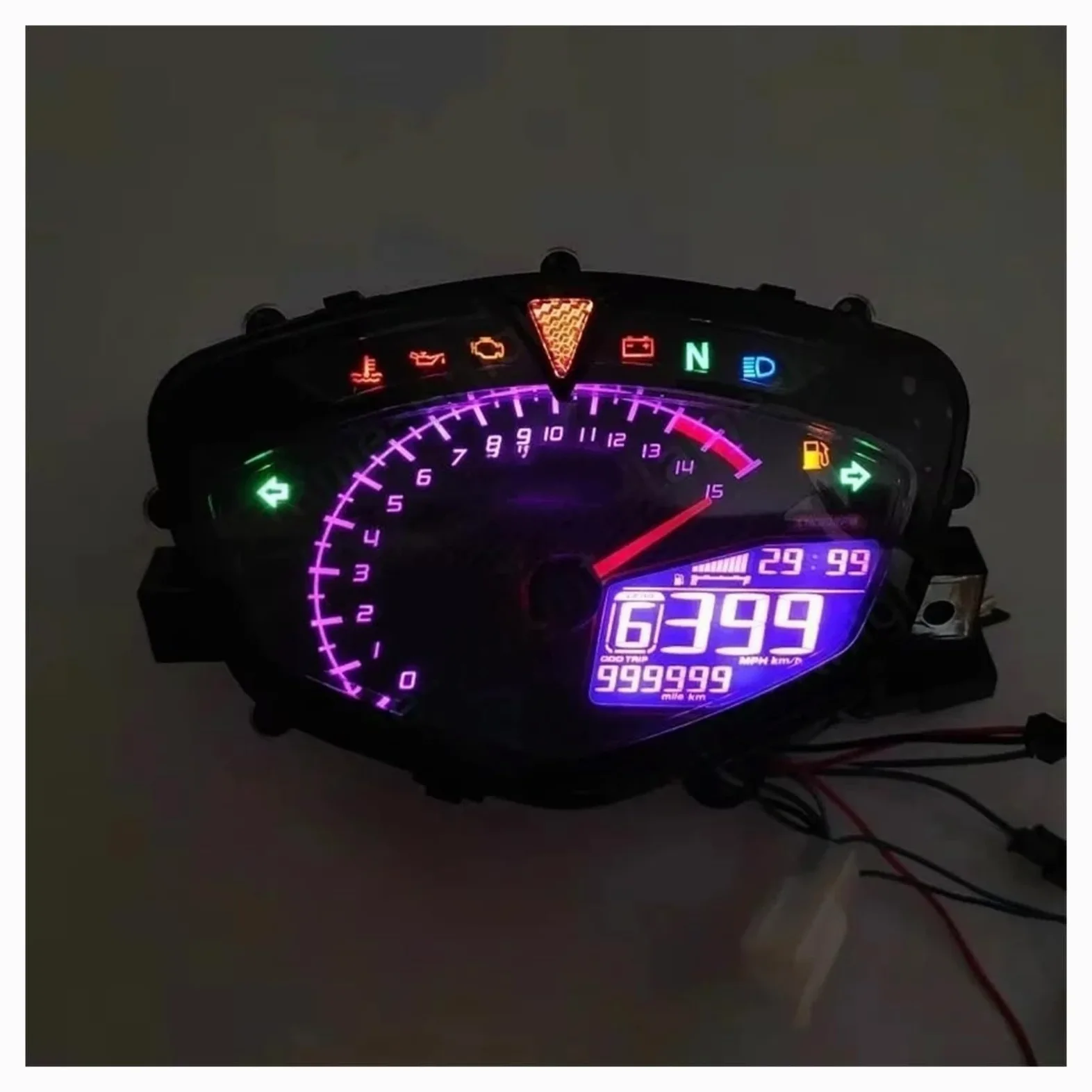 Tacómetro Digital para Motocicleta, Odómetro Y Velocímetro para Ya&maha 135 LC V1/Jupiter MX Sniper, Medidor UMA Velocímetro Tacómetro