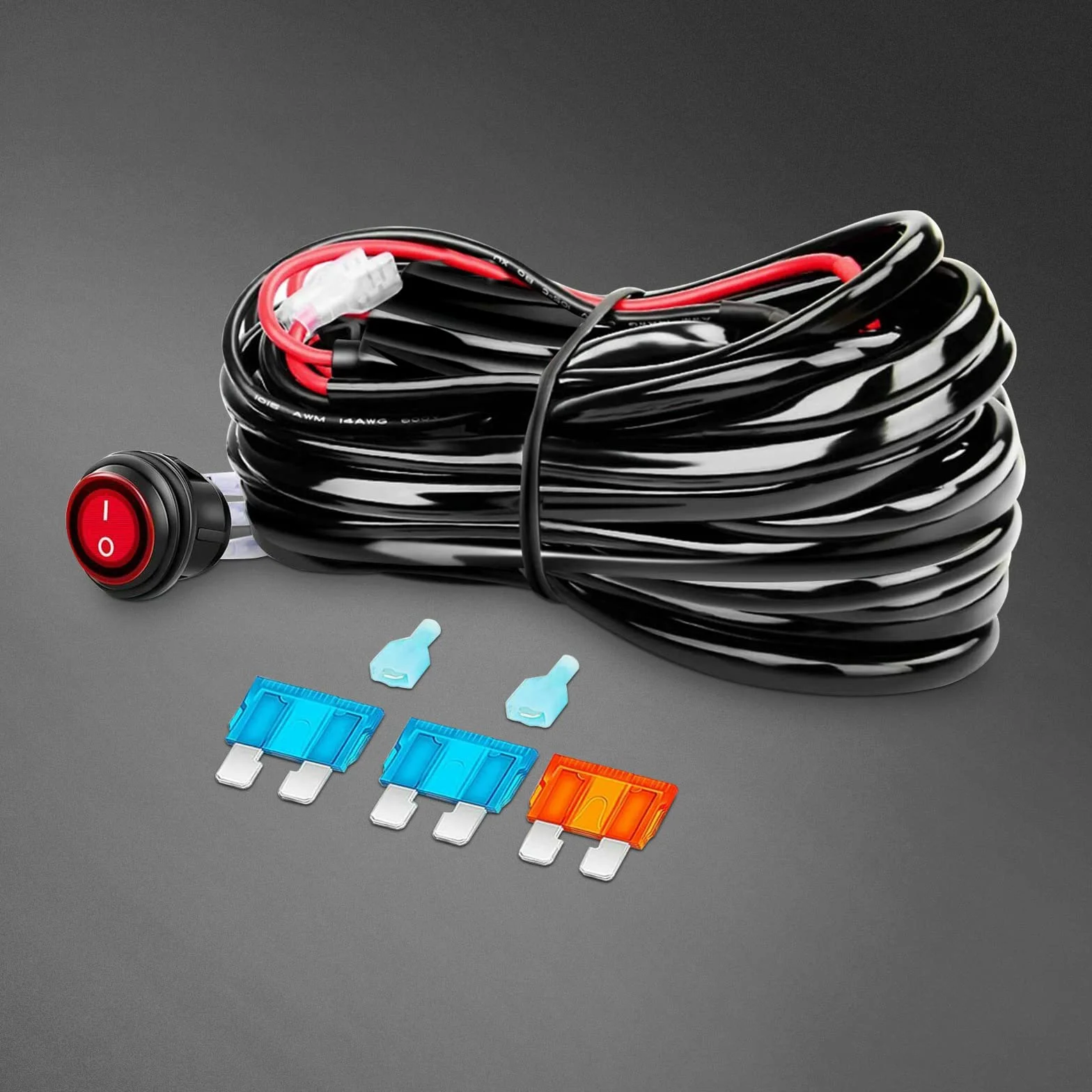 RIGIDON Barra de luz led Coche 4x4 28 Pulgadas 73cm 396W y 12V cableado Kit | tri fila barras luminosas led, lámpara de conducción, para off road camión coche ATV SUV 4x4 barco, 6000K blanco, impermeable