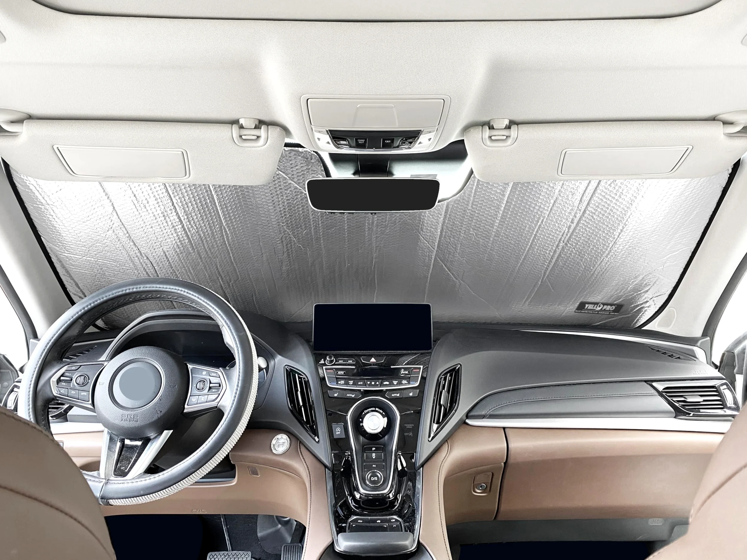 EPHIIONIY YelloPro - Parasol Reflectante para Parabrisas Delantero de Coche con protección UV Reflectante, para 2019 2020 Acura RDX SUV, Tech, A-Spec, Advance SUV