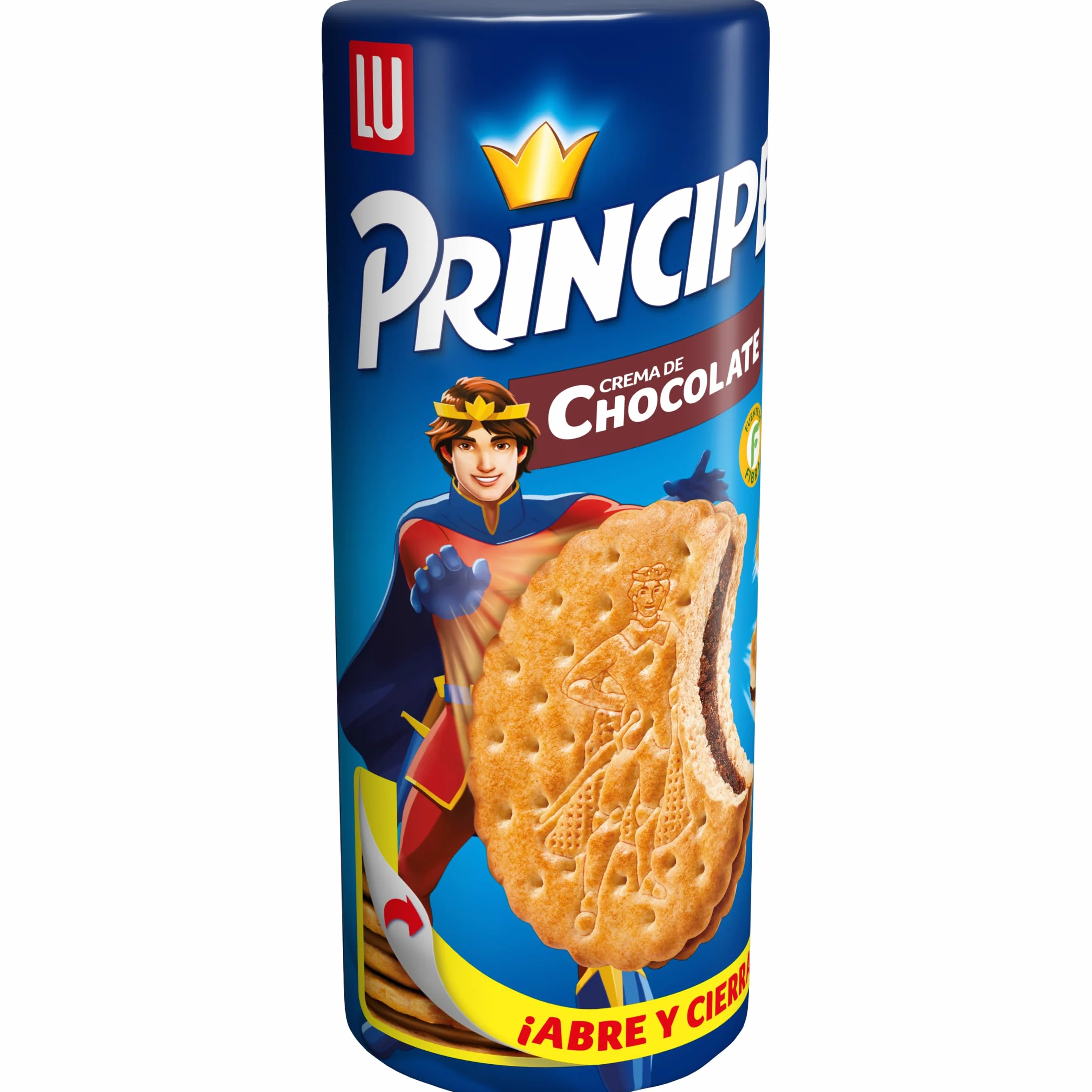 Príncipe Original, Galletas Sándwich Rellenas de Crema de Chocolate, 300g
