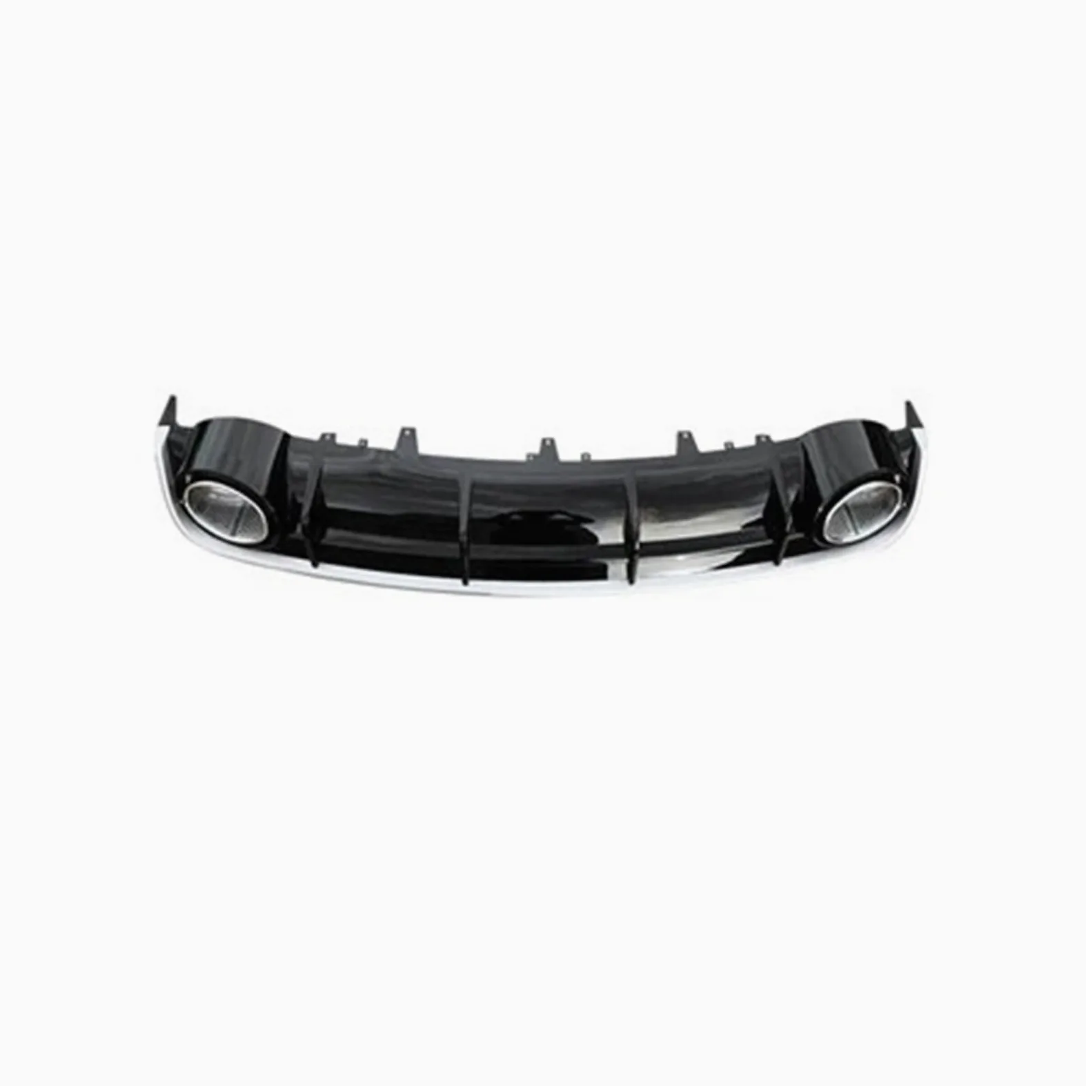 Protector de alerón difusor de parachoques trasero compatible con Audi A6 S-line S6 Hatchback Avant Touring 2015-2018 RS6(Style 2)
