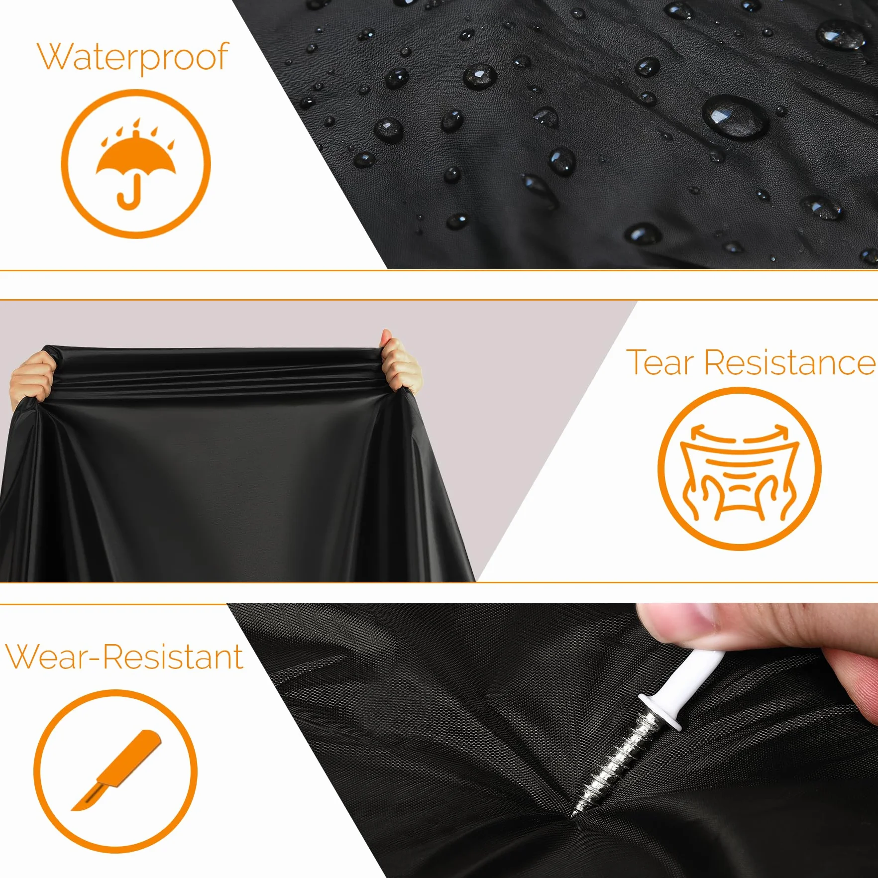 Funda para Moto Scooter, Cubierta de Moto Impermeable Protección Outdoor&Indoor, Funda Motocicleta Bicicletas a Prueba de Sol Lluvia Polvo Viento Nieve Excremento de Pájaro, XXL, 245x105x125cm