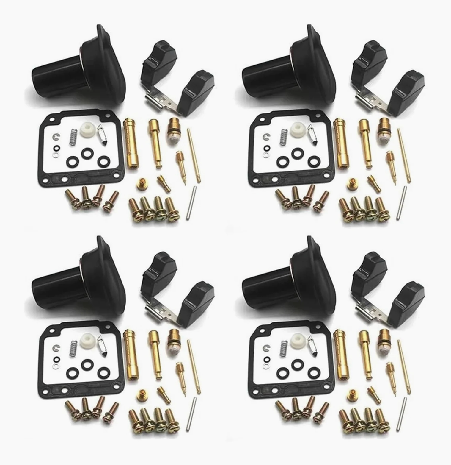 Carburador de Repuest para Yamaha XJR400 1994-1999 XJR 400 Carburador Émbolo Diafragma Flotador Membrana Vacío Herramienta Repuesto Motocicleta(Set 5)