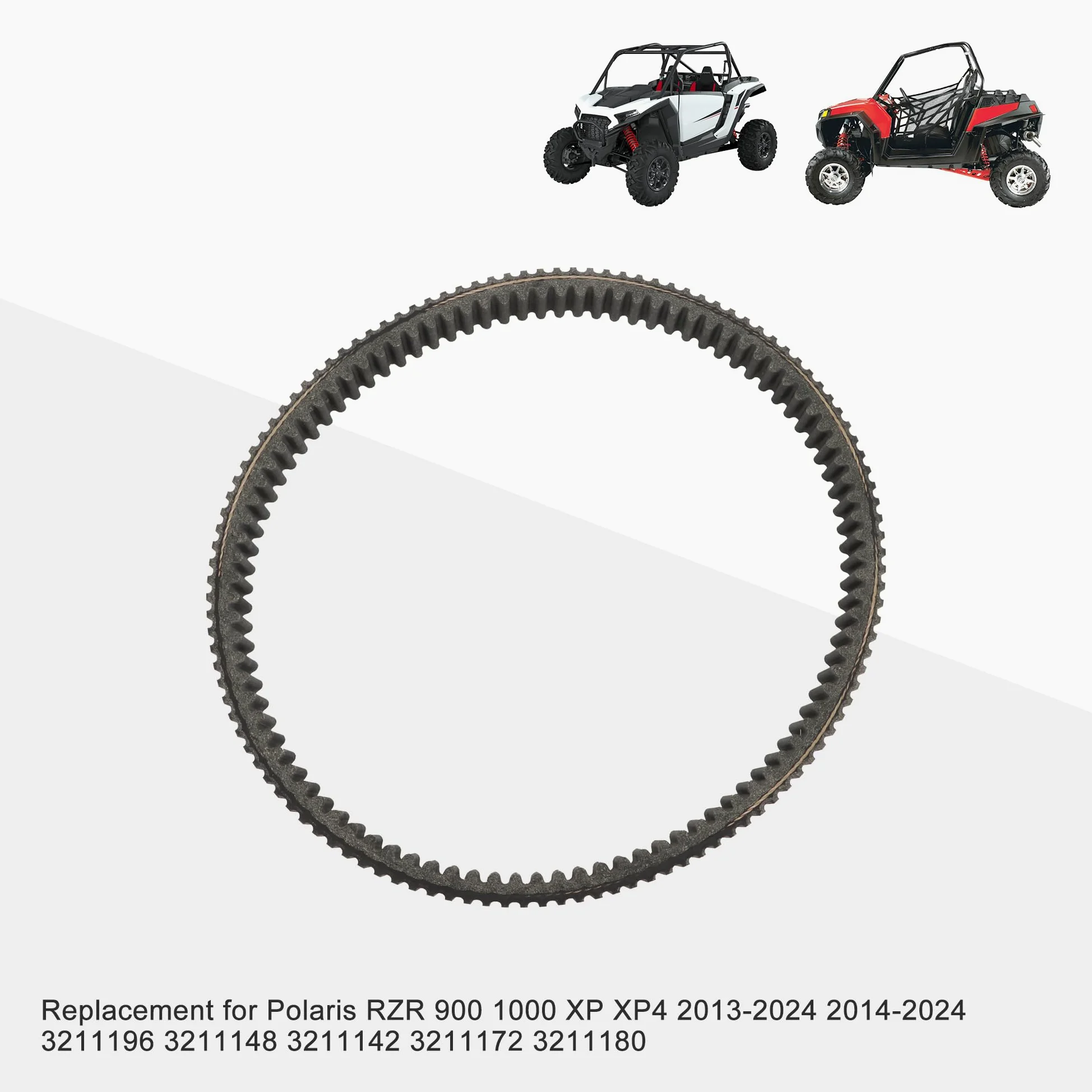 GOOFIT Correa de Transmisión Resistente Reemplazo para Polaris RZR 900 1000 XP XP4 2013-2024 2014-2024 3211196 3211148 3211142 3211172 3211180