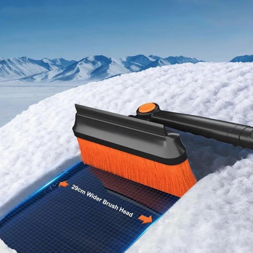 Rascador de hielo para coche 1set Hielo Coche 3 En 1 5 En 1 Retráctil Cepillo Pala Herramienta Remoción De Nieve De Invierno Pala Raspador Eliminación Hielo Auto Clean Accesorios Rascadores de hielo p