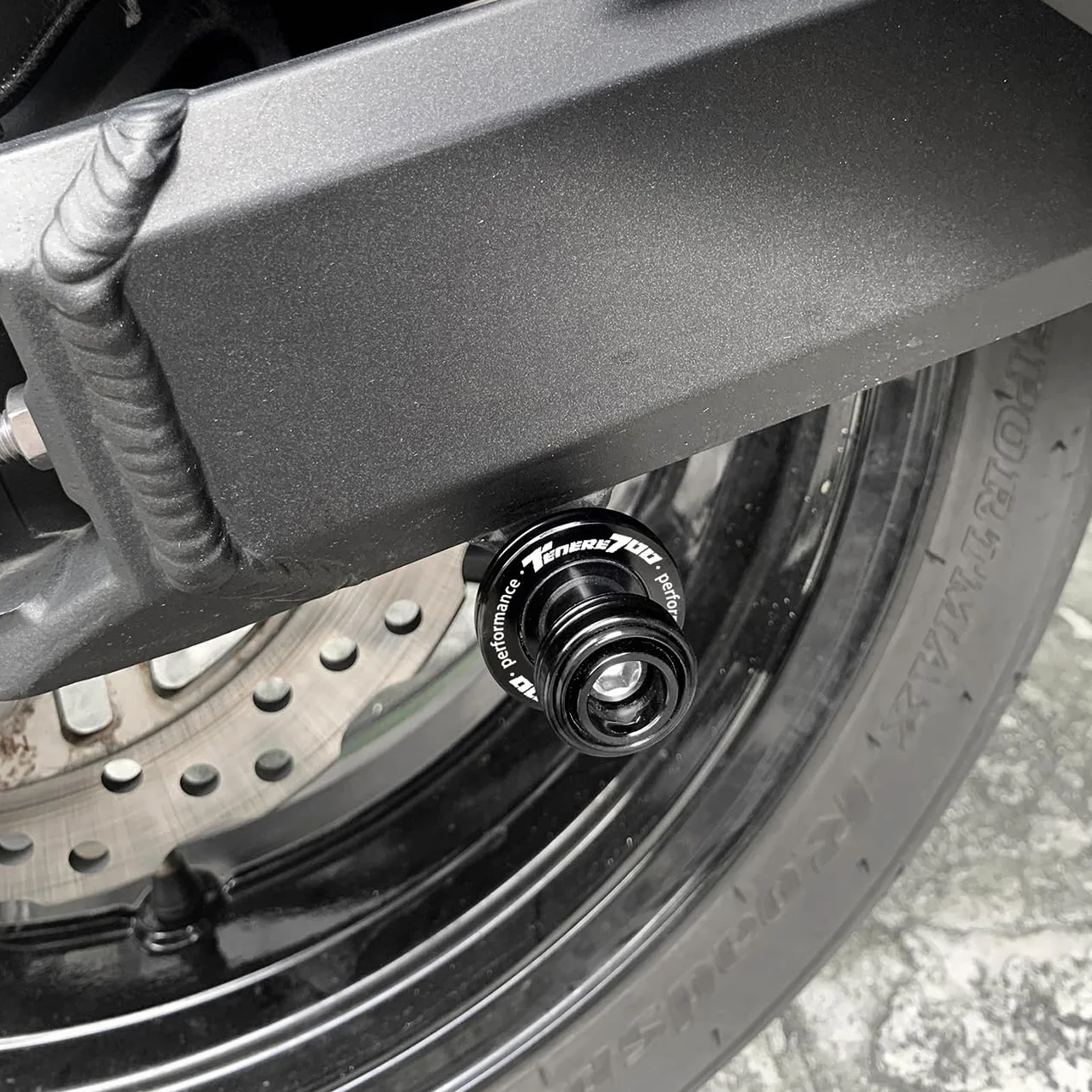 Soporte de soporte para motocicleta M6 Bobbins Soporte de montaje oscilante adecuado para Tenere700 XTZ700 T7 Rally 2019-2022 2023 2024 2025 2026 Tenere 700 Accesorios (Negro)