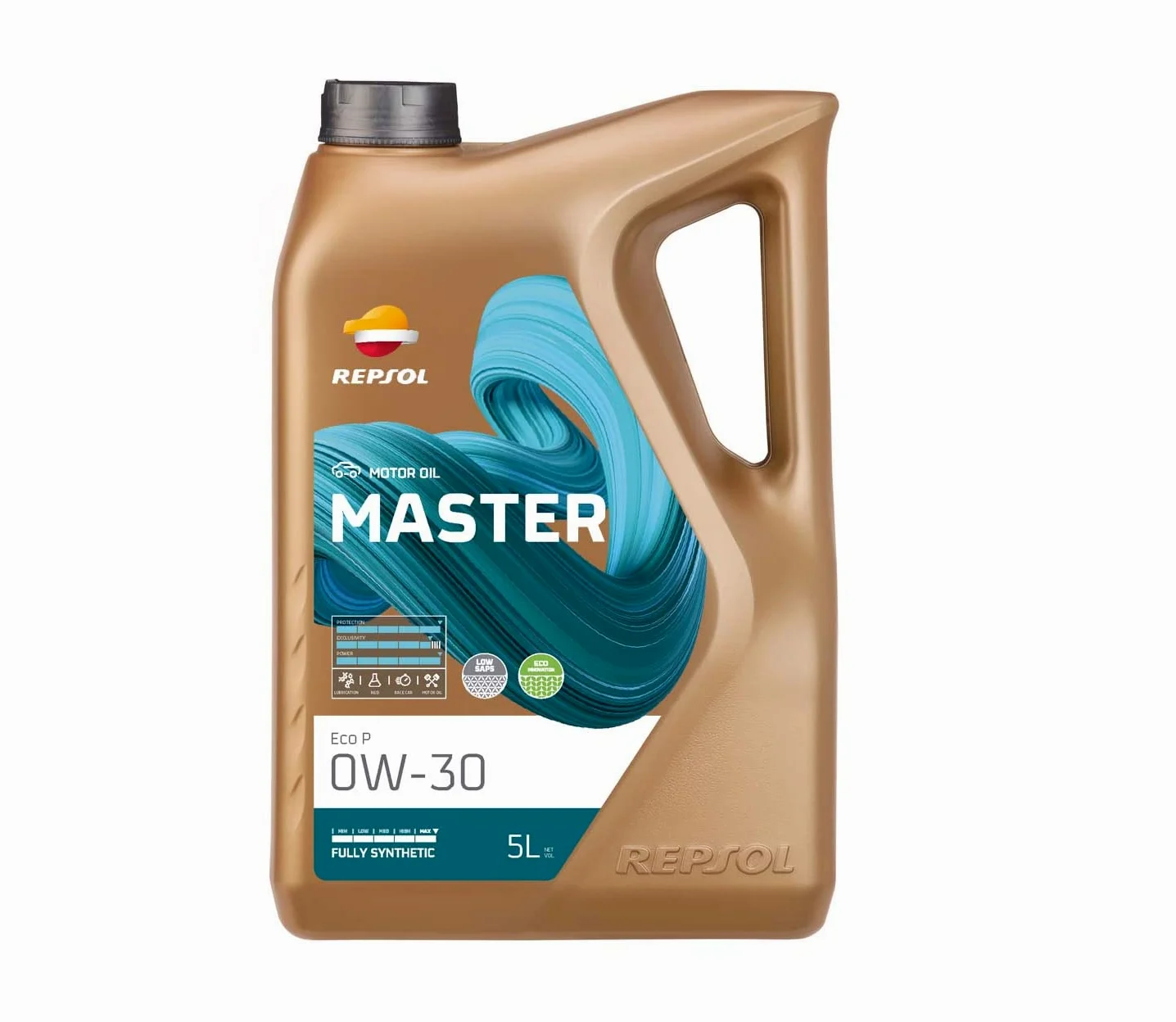 REPSOL lubricante sintético para coche MASTER ECO P 0W-30 5L