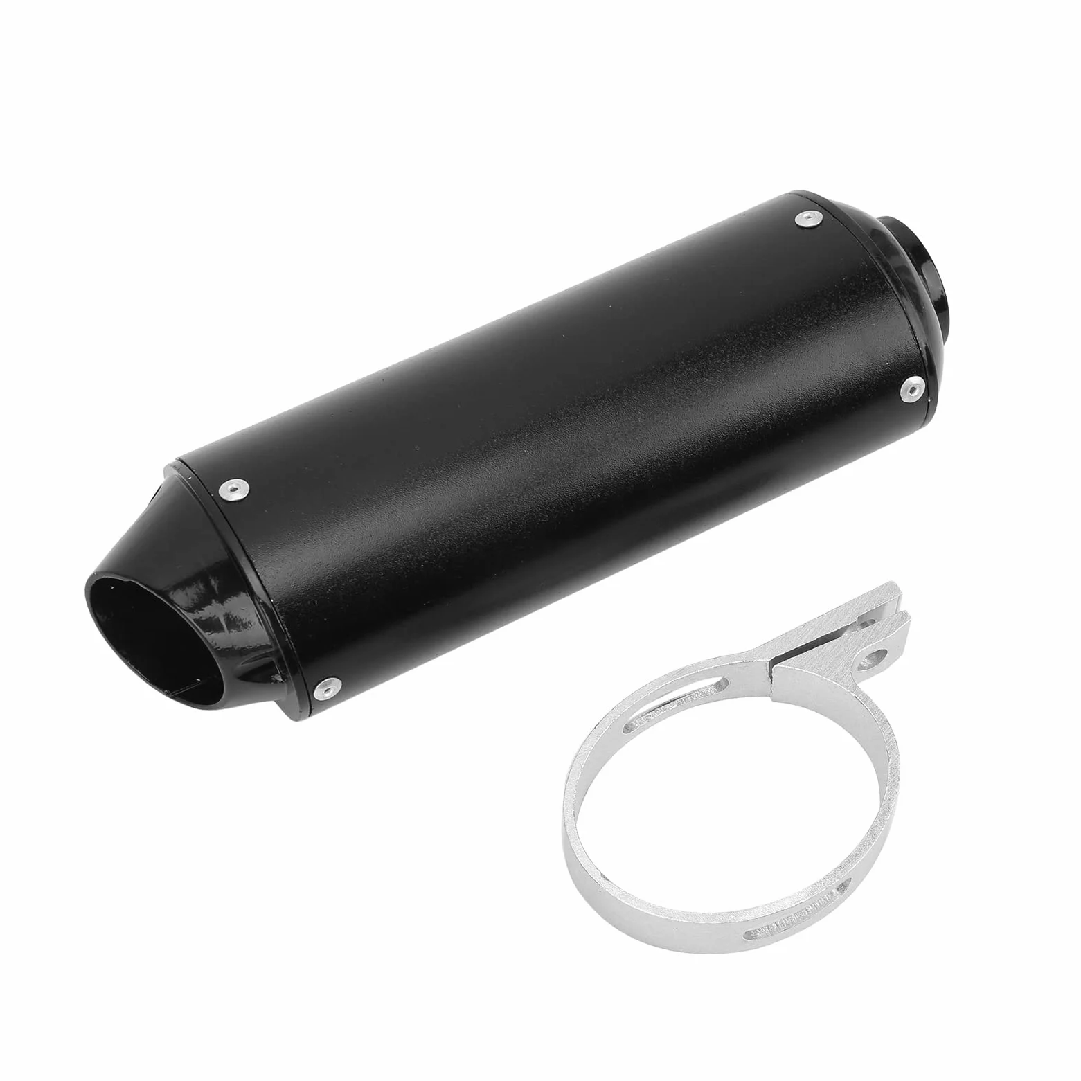 Fydun Tubo De Silenciador De Escape De 32 Mm / 1,3 Pulgadas Silenciador Del Silenciador De Escape Piezas De Modificación Negro para ATV Pit Bike