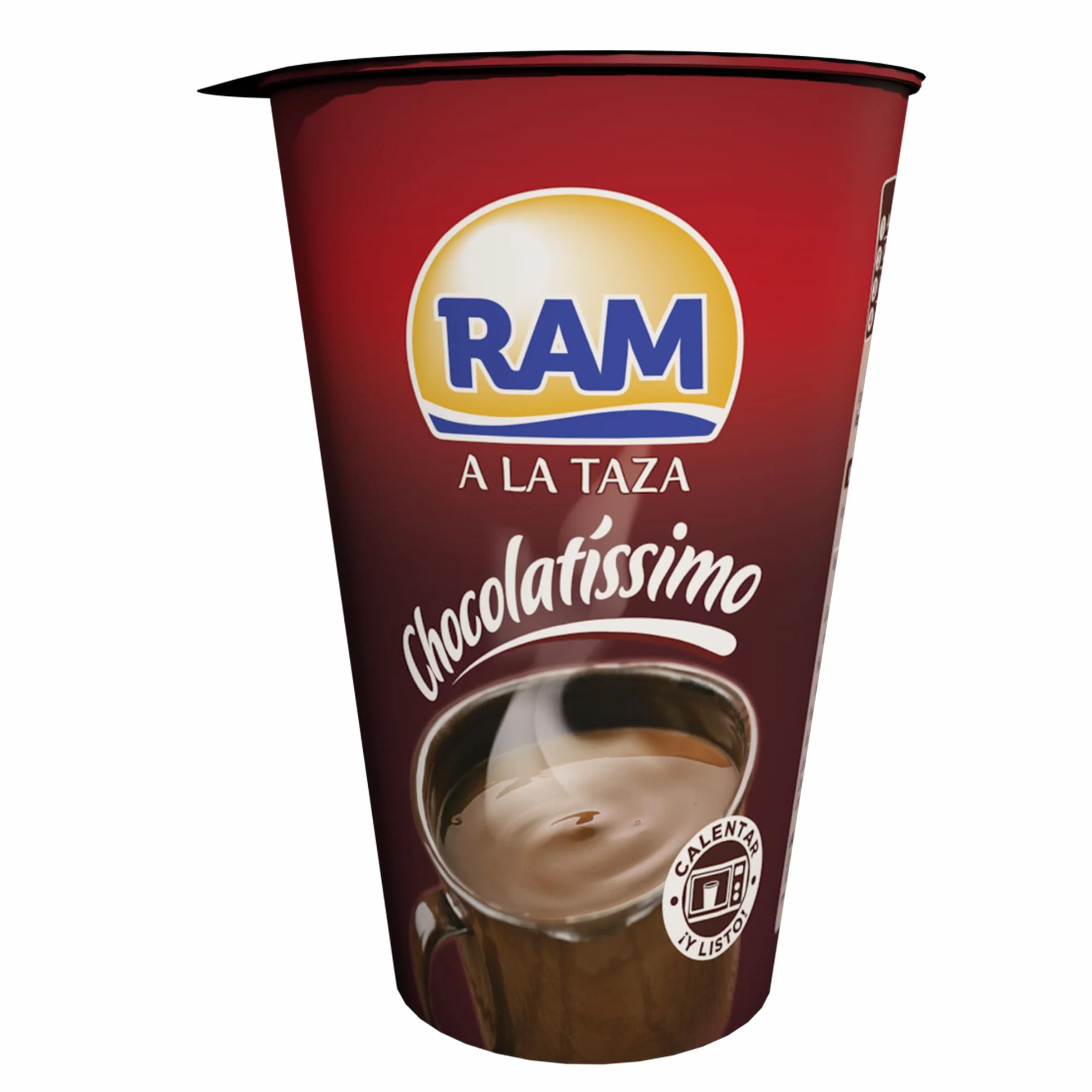 Chocolatíssimo Chocolate RAM vaso 200ml Caja 10 uds