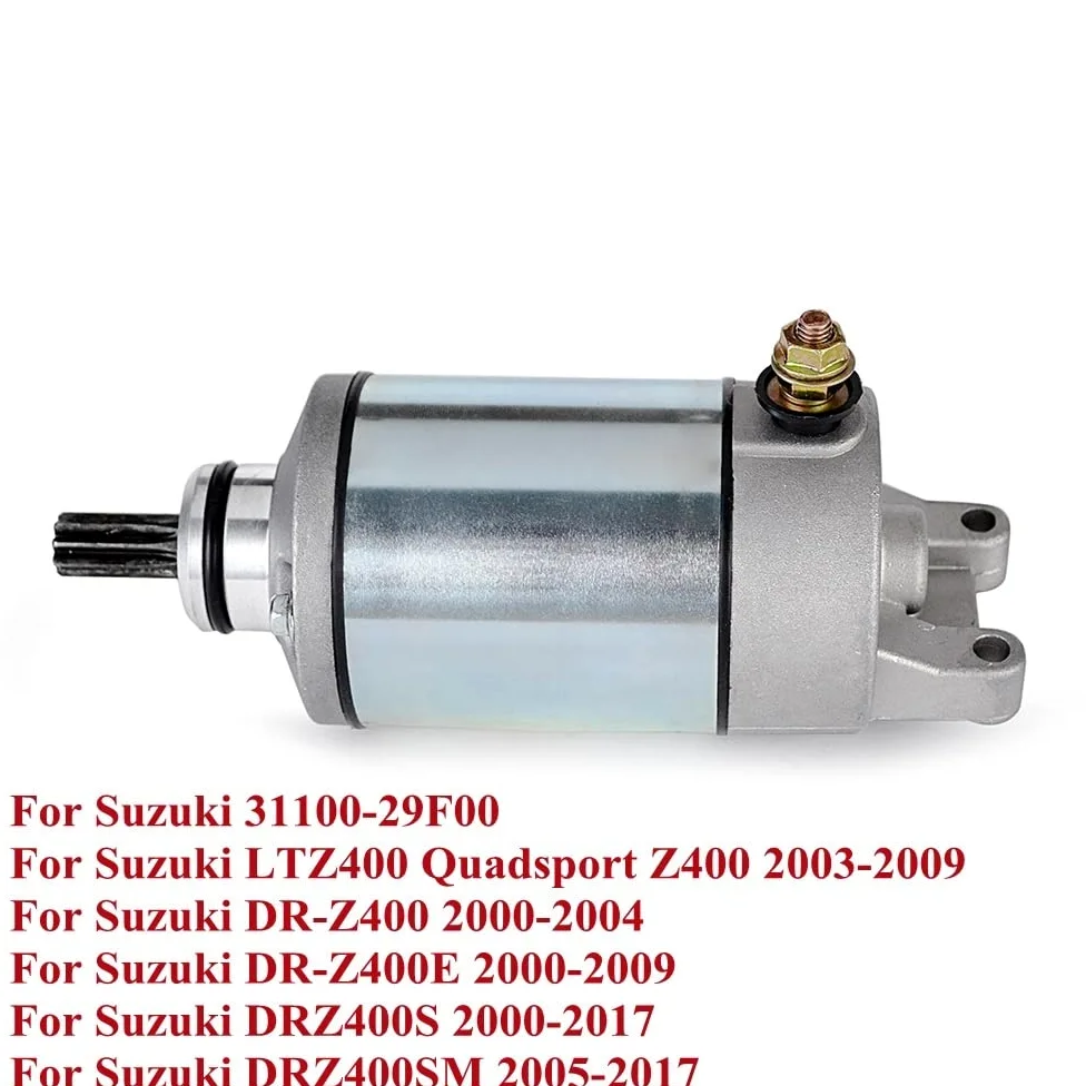 Motor de Arranque de Motocicleta Suzuki LTZ400 DRZ400 DRZ 400 400E SM LTZ 400 Quadsport Z400 31100-29F00