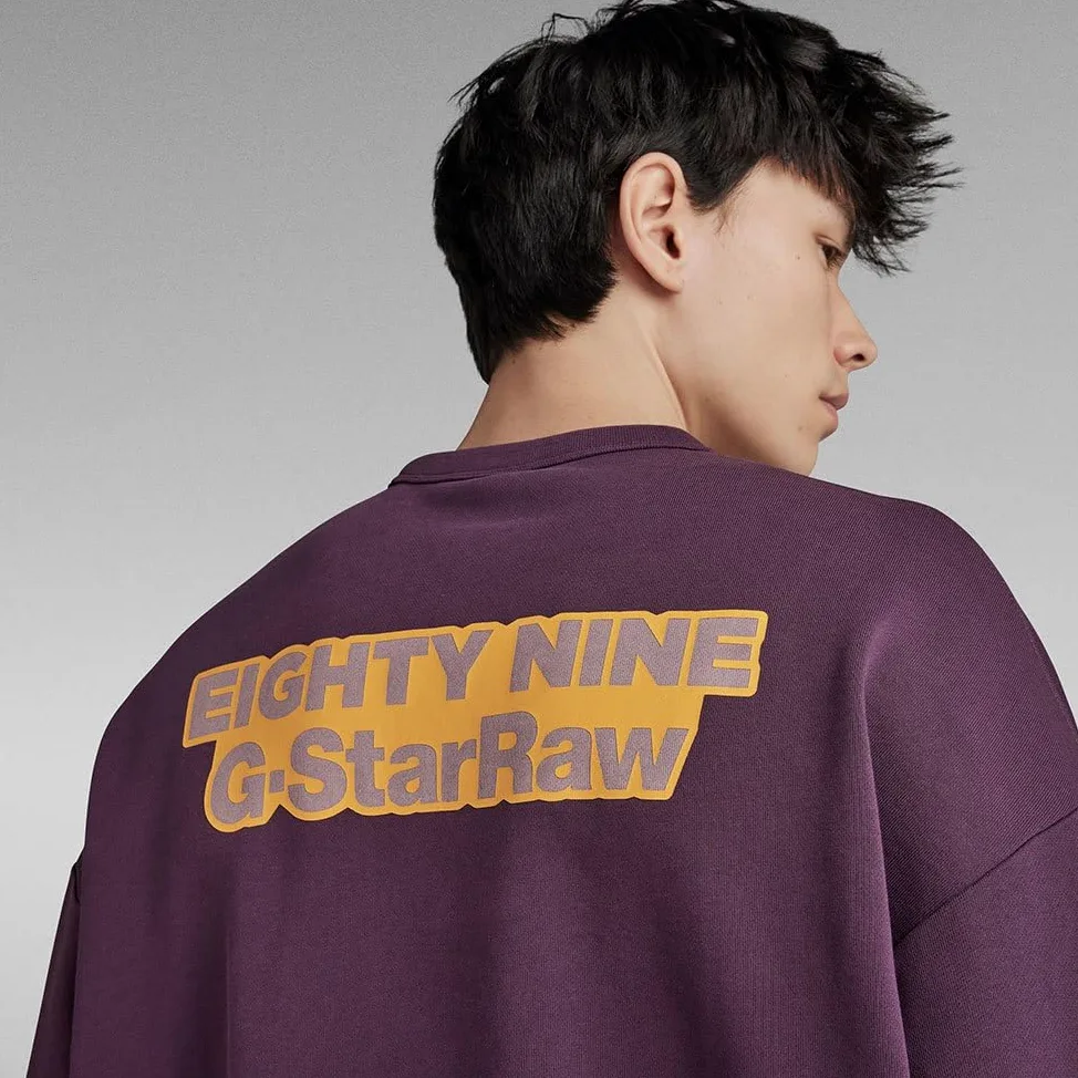 G-STAR Hombre Moto Sport Graphic Loose Sweater