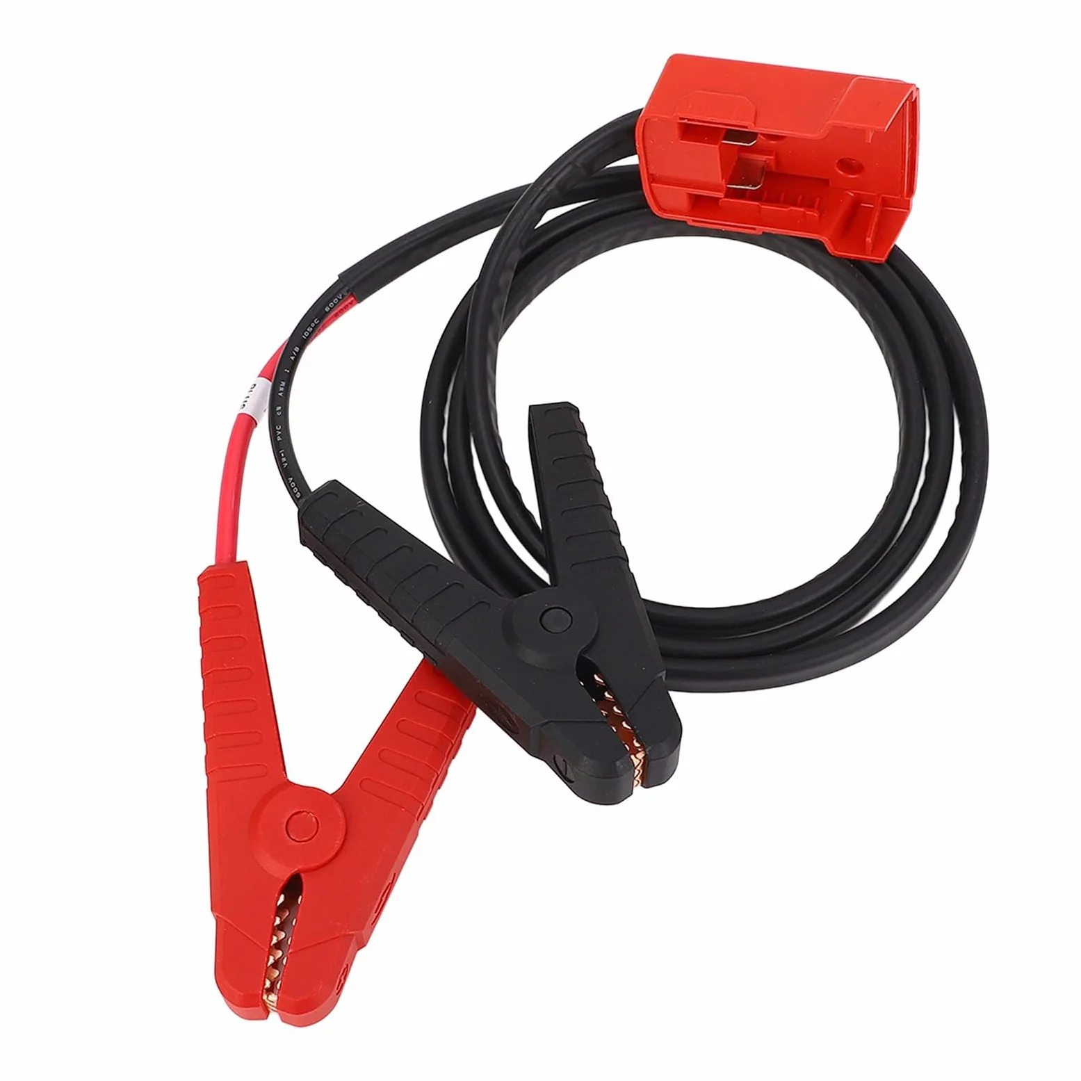 SIXRUN Cables de Puente con Adaptador ABS 8AWG Cable de Arranque de Automóvil para Batería de Iones de Litio de 18 V Arranque de Emergencia para Motores de Gasolina Diésel y Propietarios de Vehículos