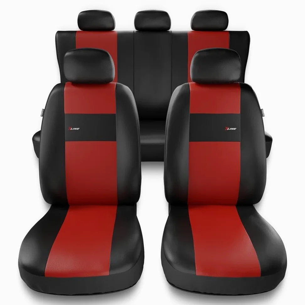 Mossa Fundas Asientos Coche aptas para Seat Ibiza II III IV V 1993-.. XL-RD | Hatchback, SportCoupé, Sportstourer