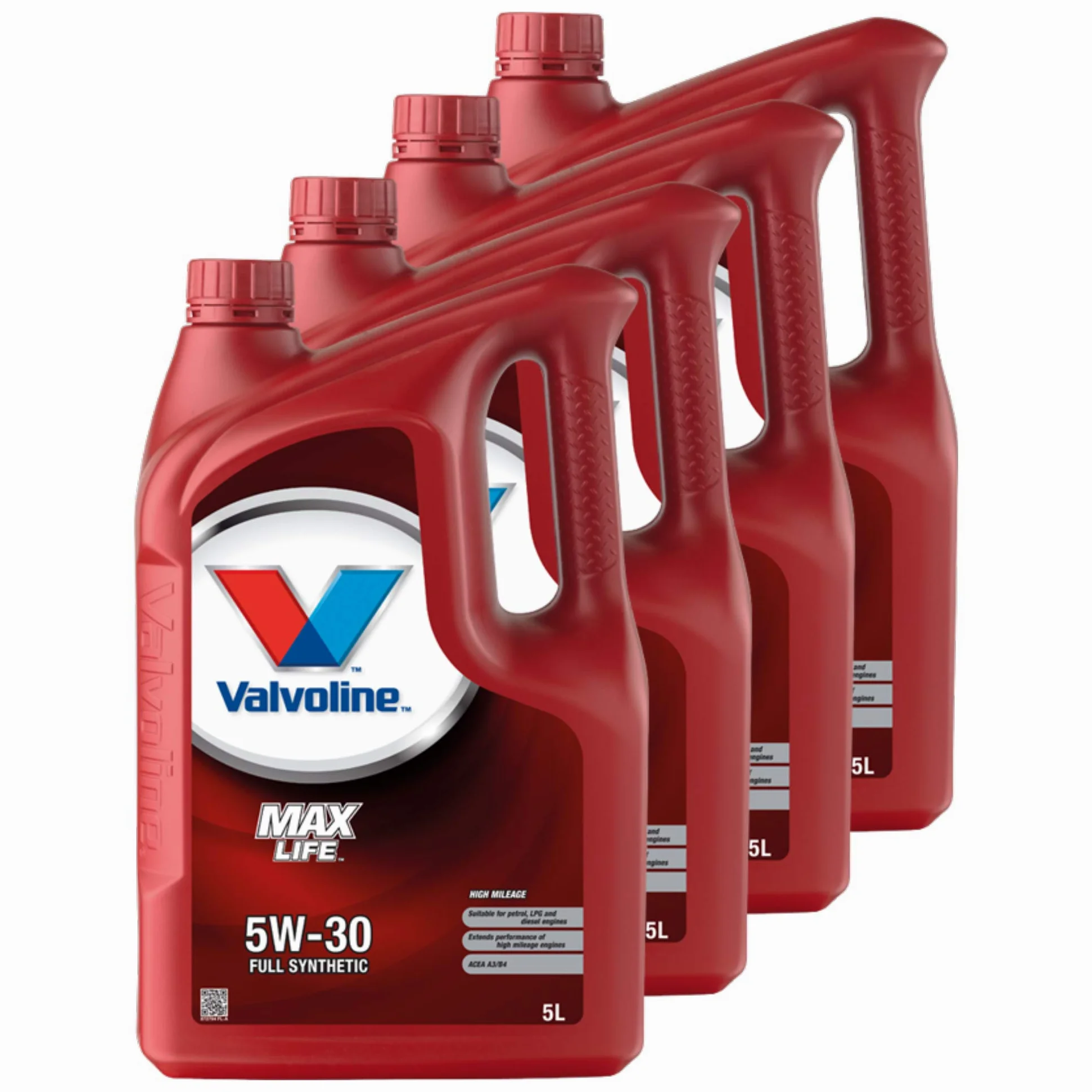 Valvoline MaxLife 5W-30 - Aceite para motor (4 unidades, 5 L)