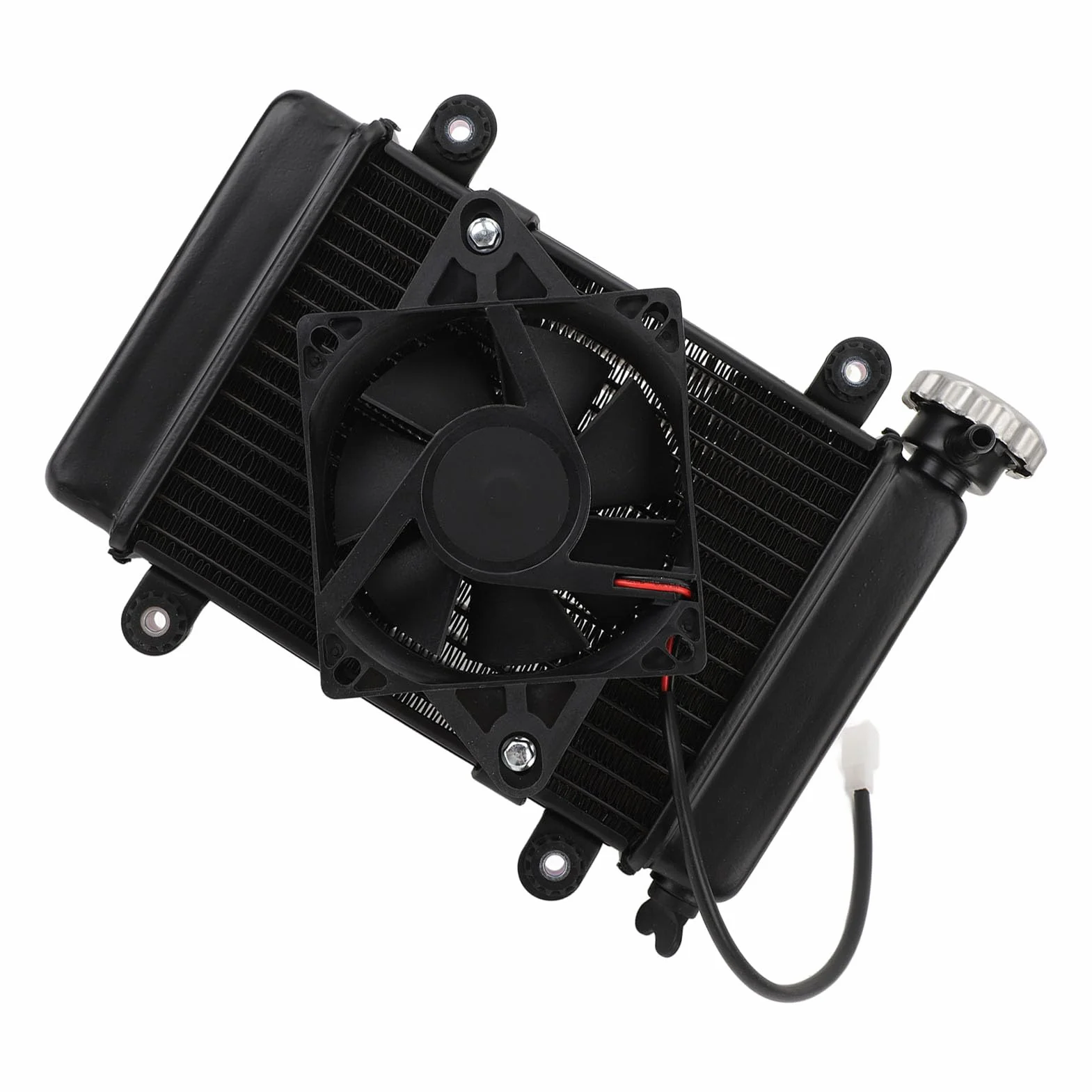 Enfriador de Radiador Refrigerado por Agua, Ventilador de Radiador, Construcción Robusta para Pit Quad Dirt Bike ATV de