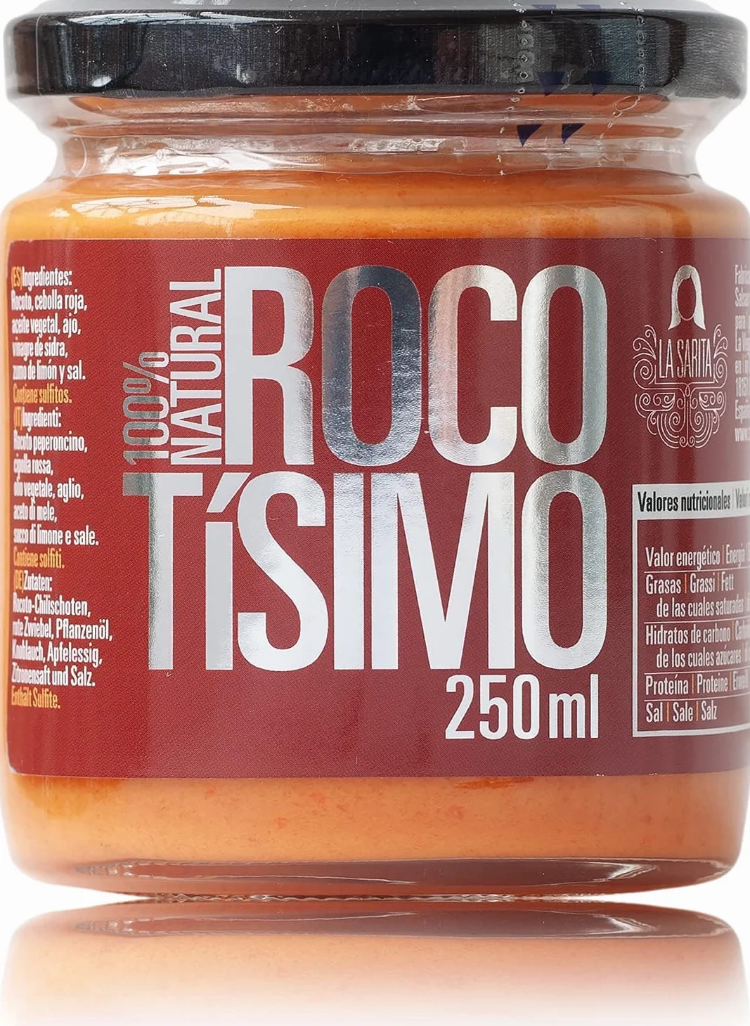 La Sarita Rocotísimo 250 ml Crema de rocoto natural