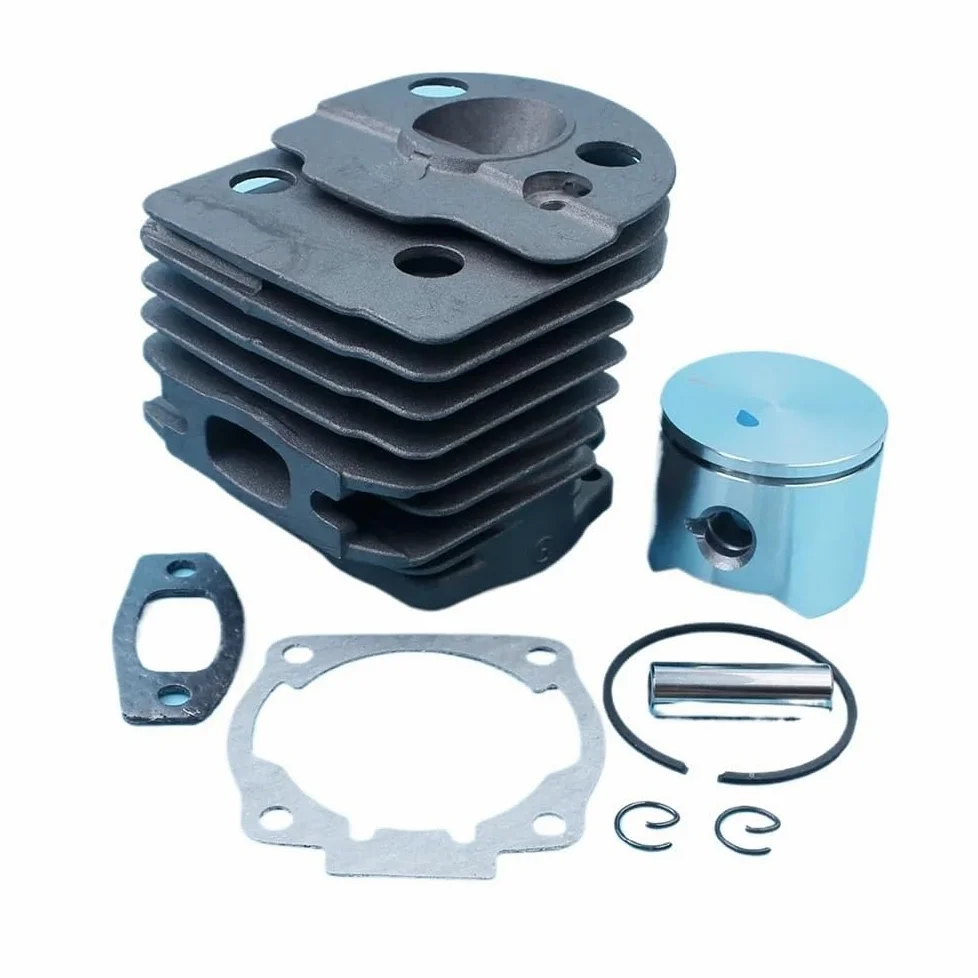 Pieza DE Recambio Kit de Junta de pistón de Cilindro Chapado de 45 mm Compatible con reemplazo de Motosierra F 500