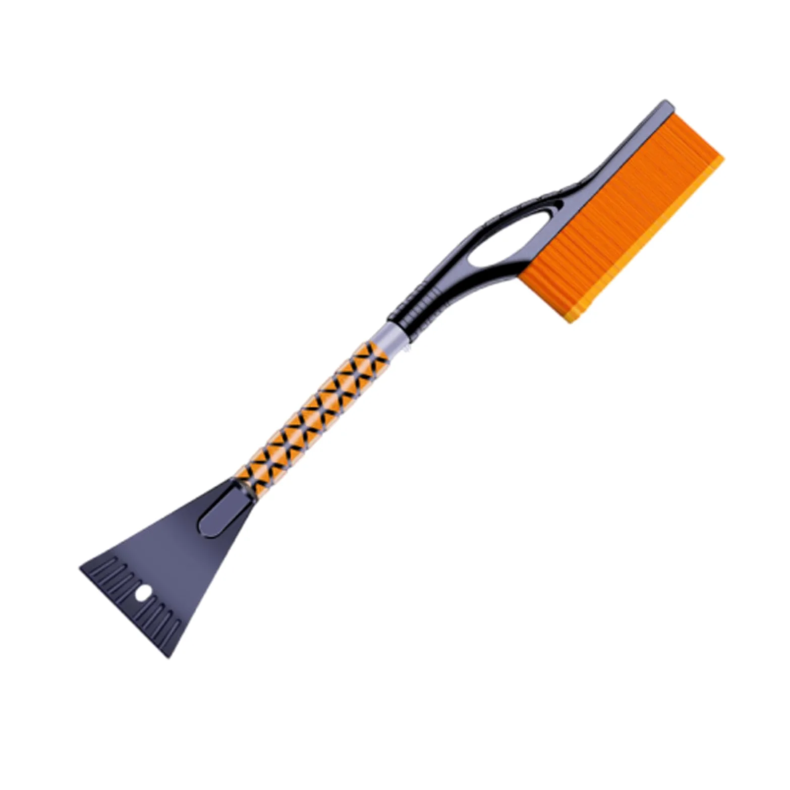 Cepillo de Nieve con Raspadores de Hielo para Parabrisas de Coche | Rascador y Cepillo de Nieve para Coche con Agarre Ergonómico de Espuma, Accesorios de Invierno,A