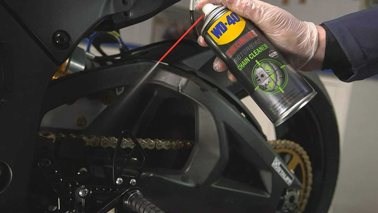 WD 40 - Wd40 Specialist Motorbike - Pack Spray Limpiacadenas 400Ml + Grasa De Cadenas 400Ml Moto Motorcycle Accesories