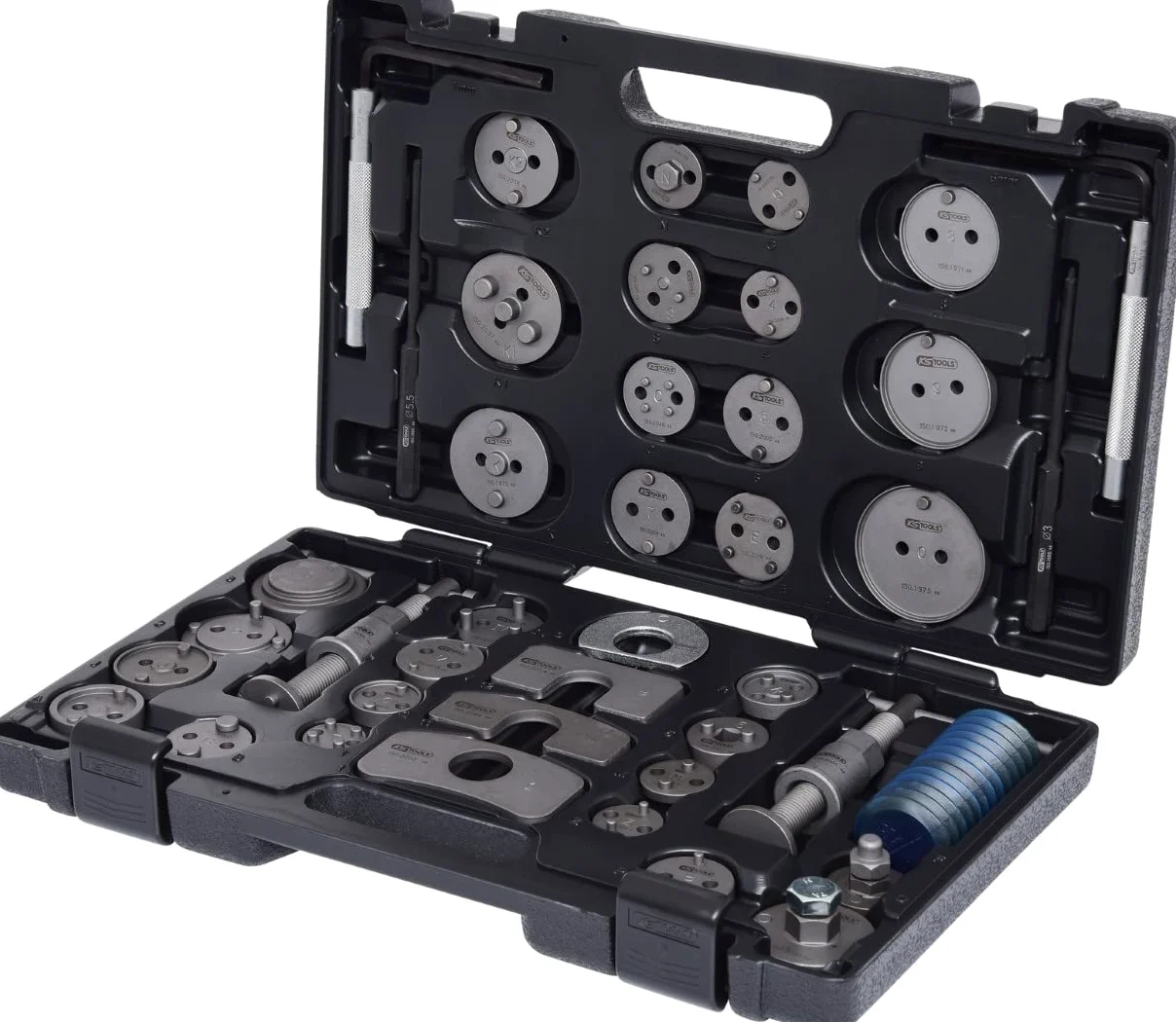 KS Tools 150.1970 Juego de herramientas para reposicionar el pistón de frenos, 41 pzs