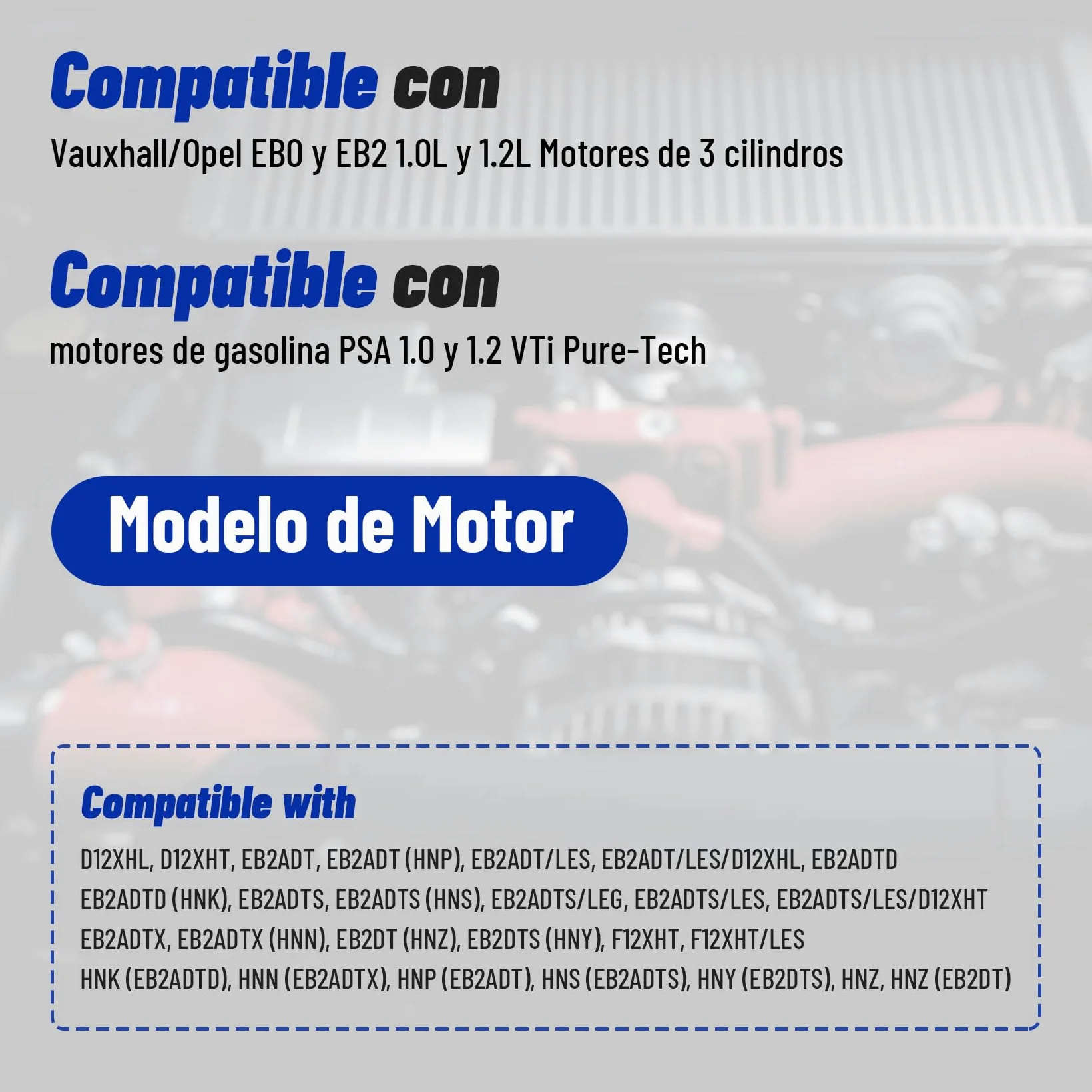 CarBole Kit Herramientas de Correa de Distribución, 1.0/1.2 VTi PureTech - Juego de Herramientas de Ajuste de Motor,Herramientas de Sincronización de Motor Compatible con PSA Peugeot Citroën