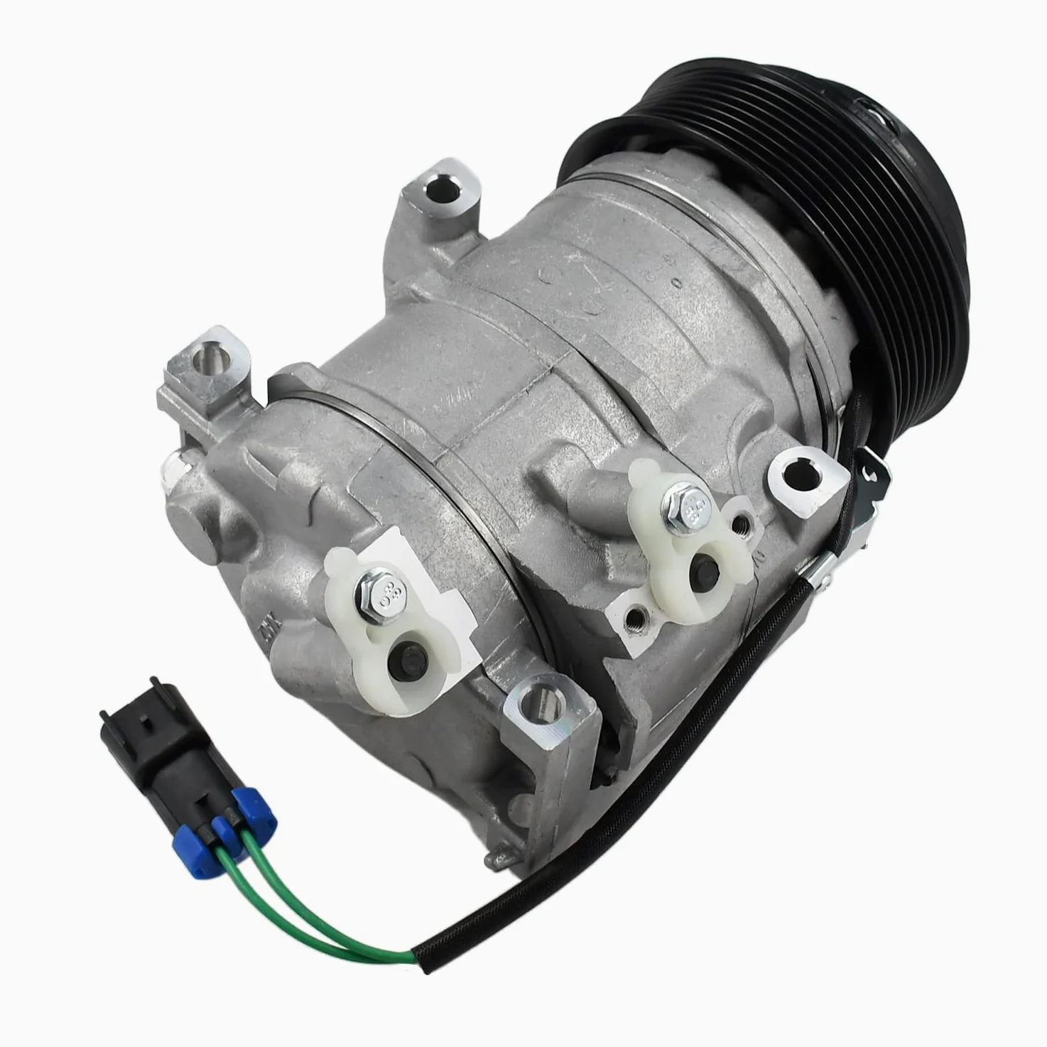 AT367640 24V Compresor de aire acondicionado SE502623 compatible con John Deere Crawler Loader 605K 655K 755K eje 1400 YZ19314 YZ19489 YZ19550 Bulldozer sobre orugas 1050K 550K 650K 700K 0K