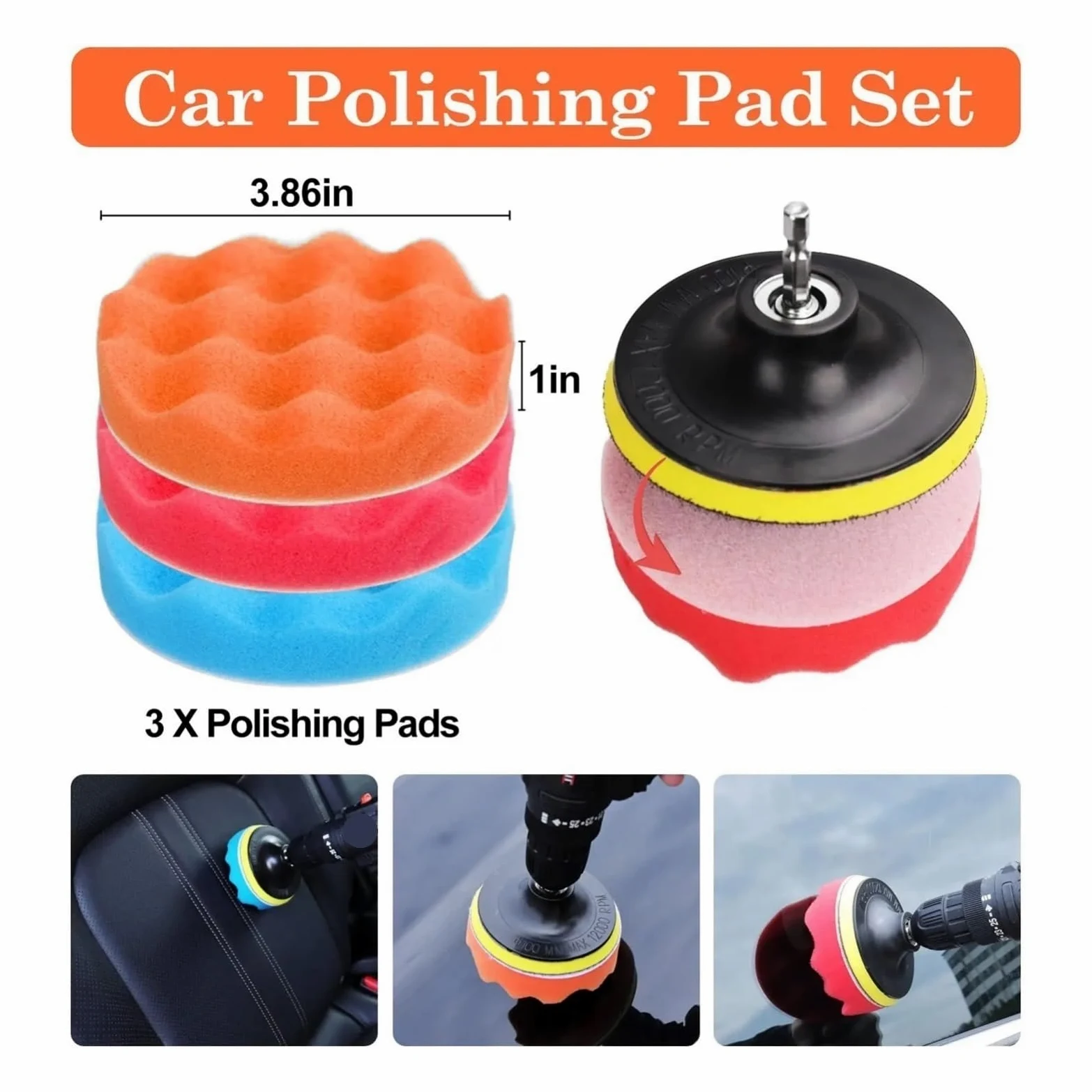 Juego de 32 cepillos de limpieza para detalles de coche, cepillos profesionales y almohadillas de pulido para interior exterior y ruedas, accesorios de coche para una experiencia de limpieza