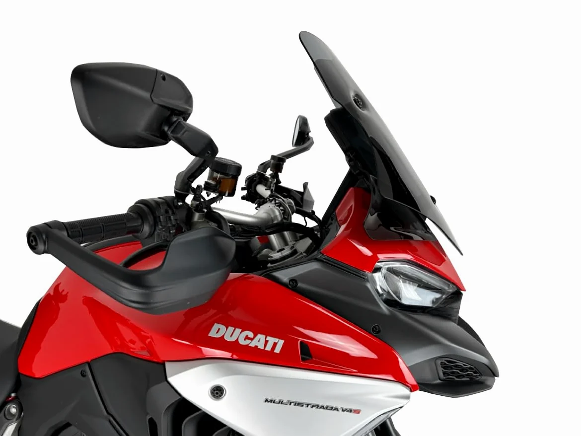 Cúpula estándar ahumada oscura WRS Multistrada V4 / S / Sport / Rally 2020-2025