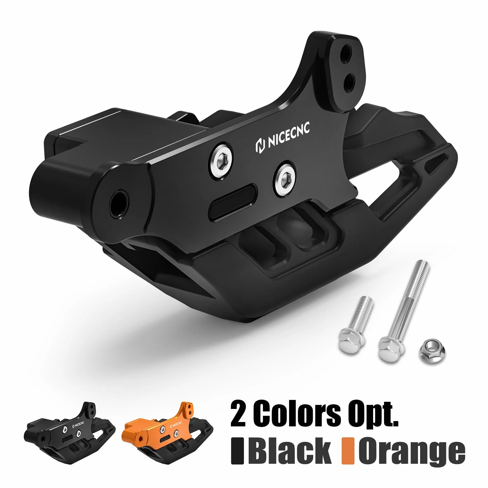 NICECNC Guía de Cadena de Motocicleta Compatible with 690 Enduro R/SMC R, Ver Accesorios, Color Negro