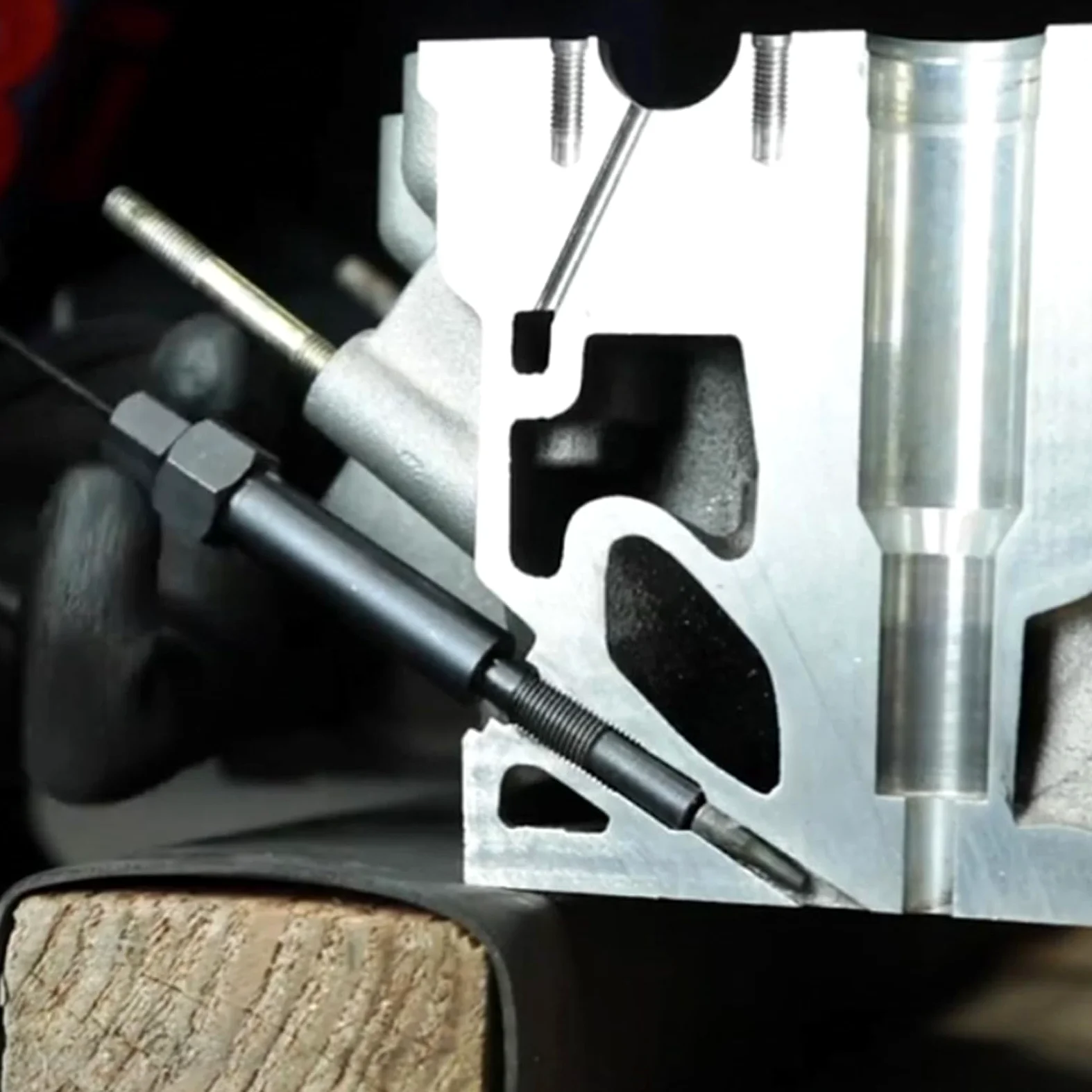 Abaodam Kit de Herramientas para Extracción de Bujías Incandescentes Dañadas, Reparación de Roscas, para Automóviles, Diseño Ergonómico y Alta Eficiencia, Accesorio Automotor Profesional