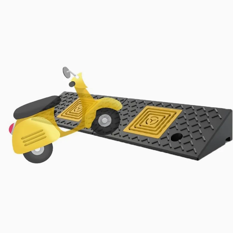 Rampas De Umbral para Escalones, Rampa para Bordillos Antideslizante Alto 15cm, Rampas para Minusválidos Cortable, Rampa De Acceso Ligeras(100x30x15cm/40x12x6in)