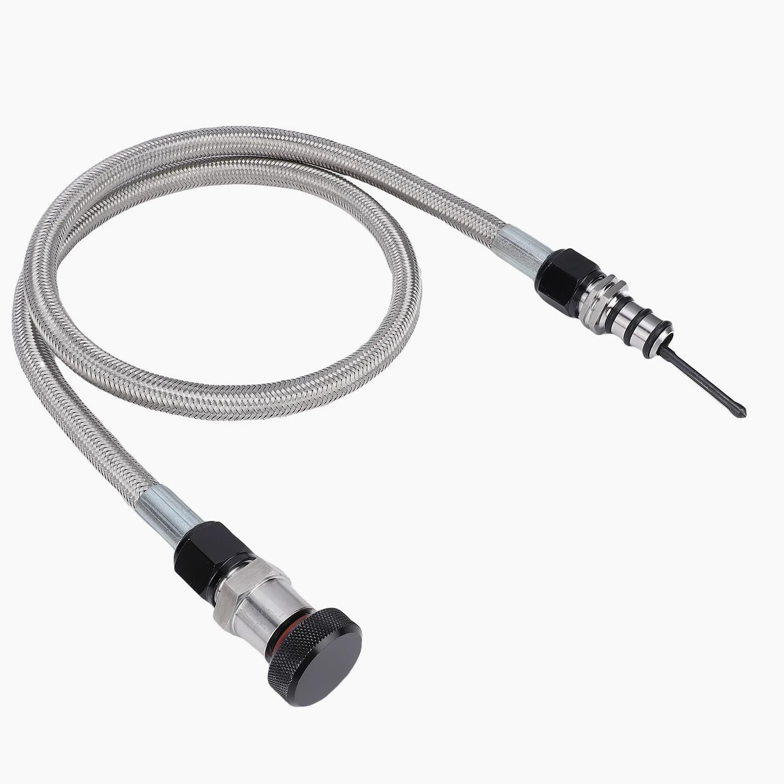 RiToEasysports Varilla Medidora de Bloqueo de Líquido de Transmisión Automática Aluminio 22173 Varilla Medidora de Líquido de Transmisión de Repuesto para 8L90E 8L45E 2015 2024 Camiones SUV