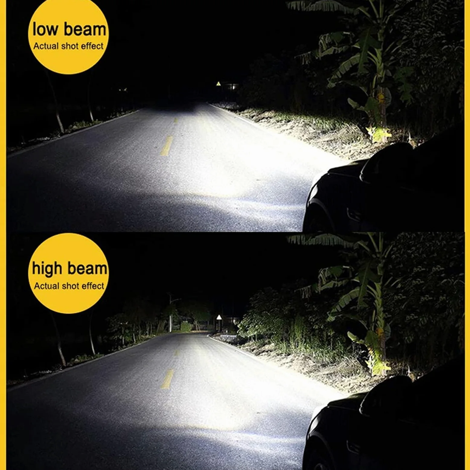 Faros Bombilla de Faros H4 HB2 / 9003 HB2 / 9003 HI/LO H7 H11 9005 HB3 9006 HB4 60W Faro del Coche LED de Alta Potencia Blanca 6000K de Estilo de Coche (Socket Type : H7)