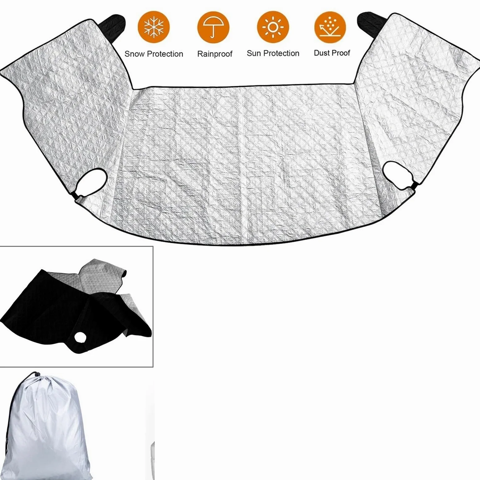 para VW Transporter T5 Cubierta De Parabrisas Coche Protección UV Nieve para Toldo Parasol Parabrisas para Coche