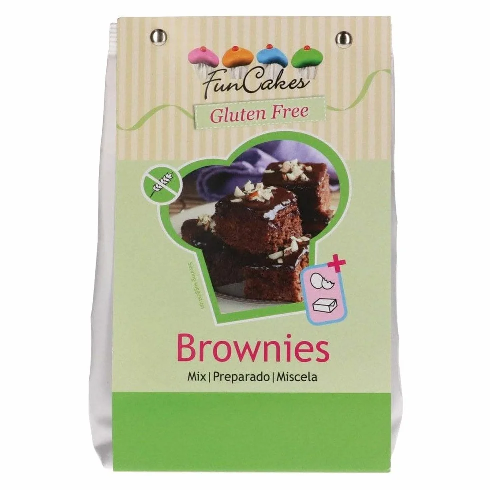 FunCakes Preparado para Brownies Sin Gluten 500 grs
