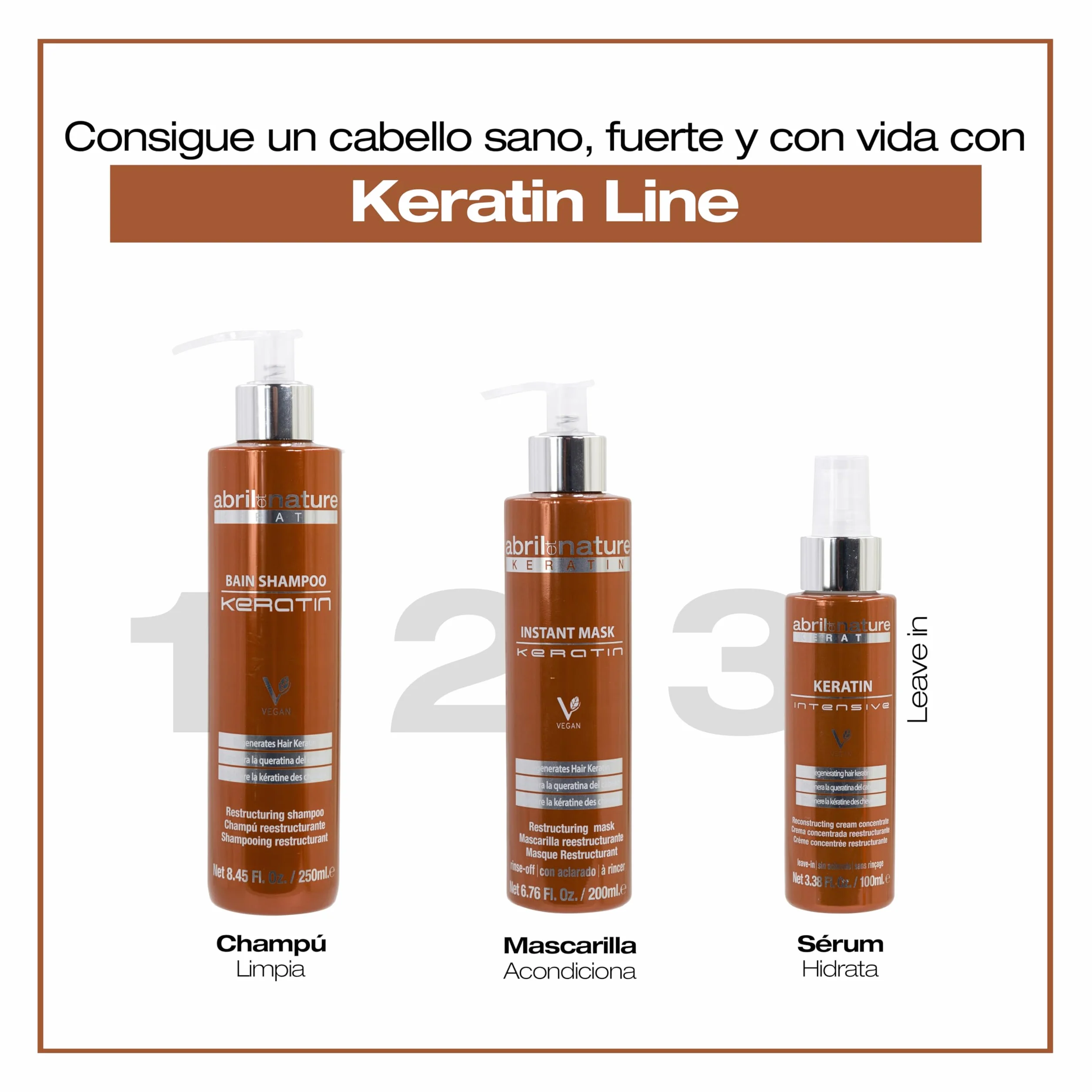 Abril et Nature Mascarilla Capilar con Queratina 200 ml