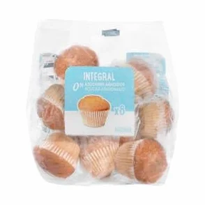 Hacendado Magdalenas integrales 0% azúcares añadidos 280 g Pack 2