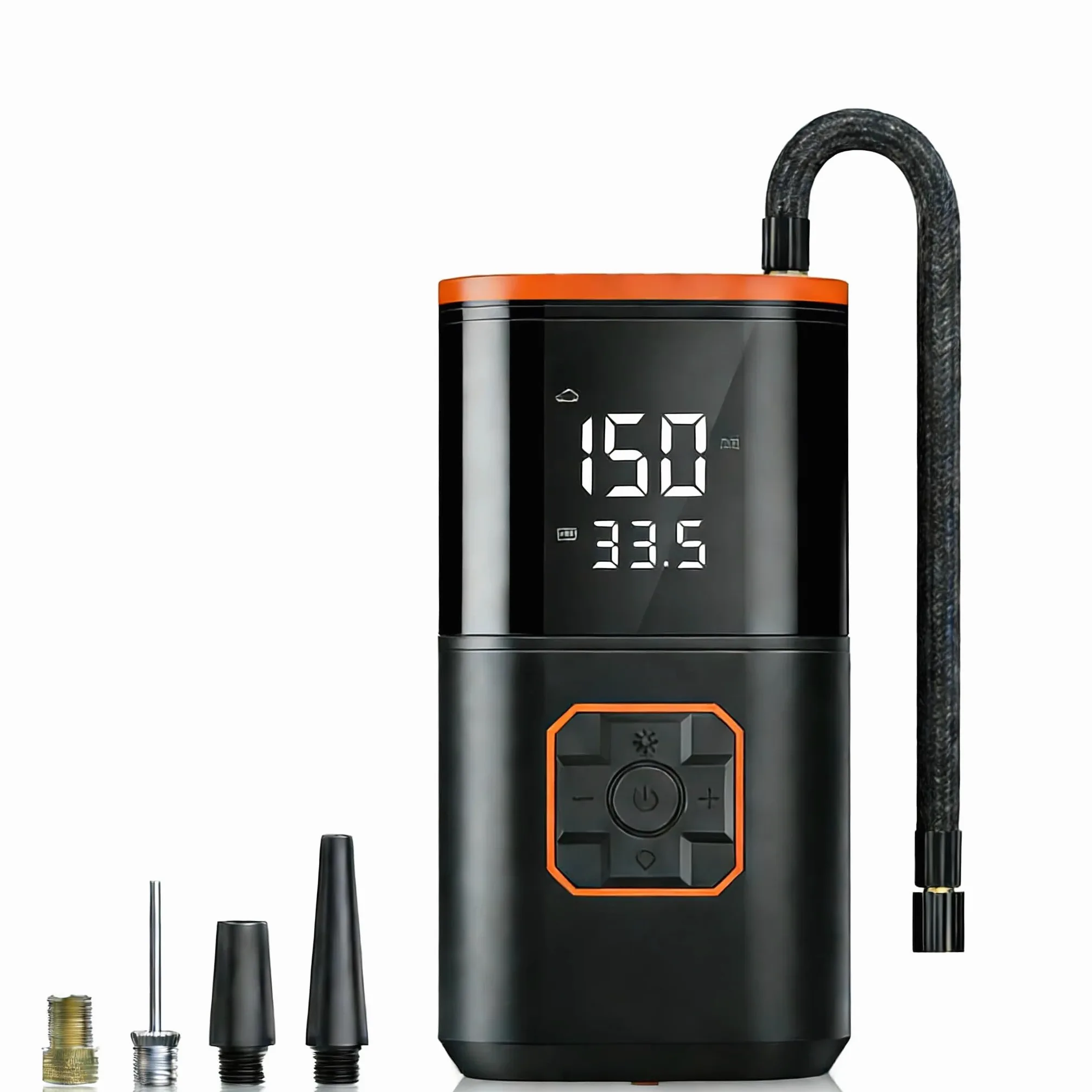 Compresores de aire portátiles Inflador de neumáticos portátil 150PLS, compresor de aire, banco de energía Compatible con coches, bicicletas, motocicletas, neumáticos y pelotas Inflador Ruedas Coche