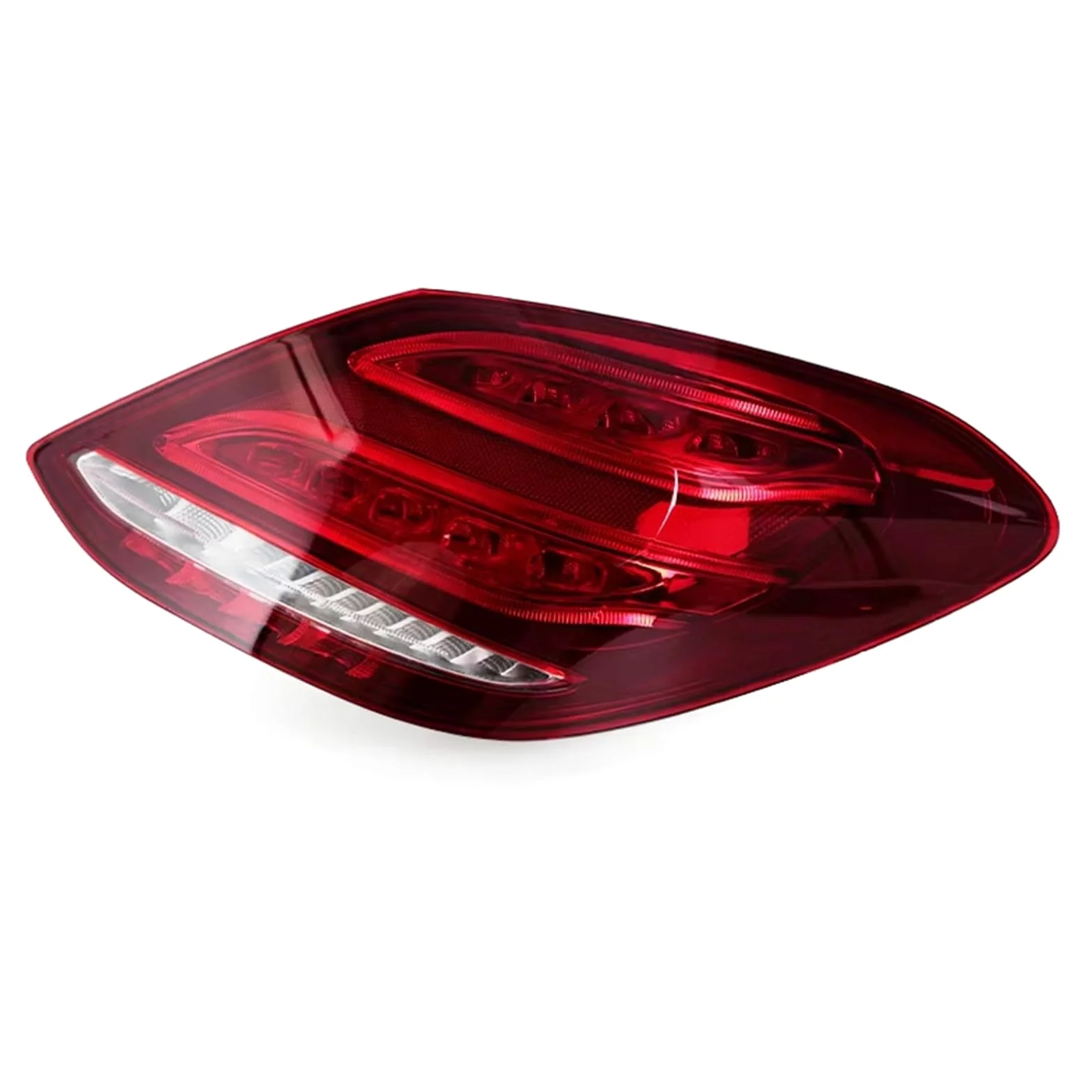 Piloto Trasero Para Mercedes Para Benz Clase C W205 C300 C260 C200 2014-2018 Señal Giro Parada Freno Lámpara Marcha Atrás Luces Traseras Conducción Piloto posterior(bien)