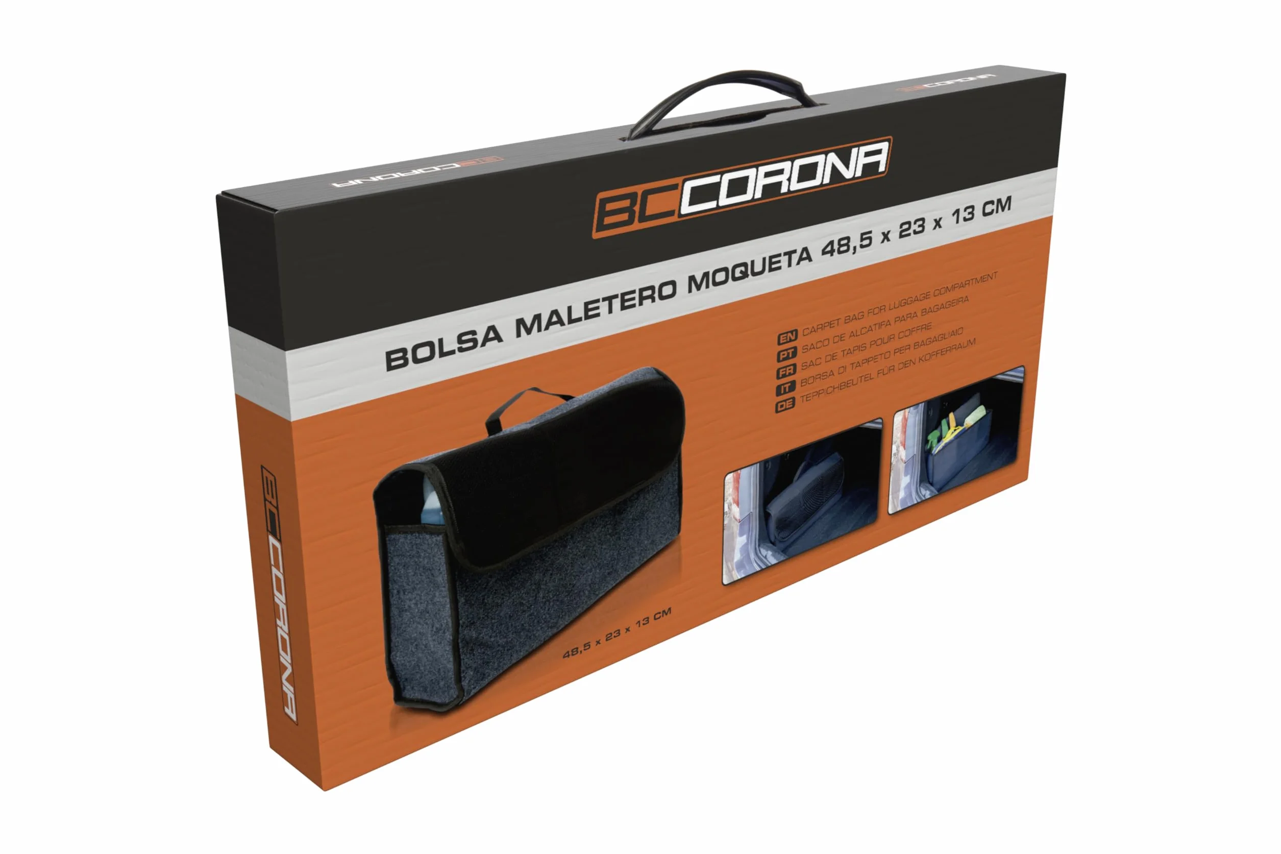 Bc Corona NT40113 Bolsa Maletero Moqueta Cuadrada