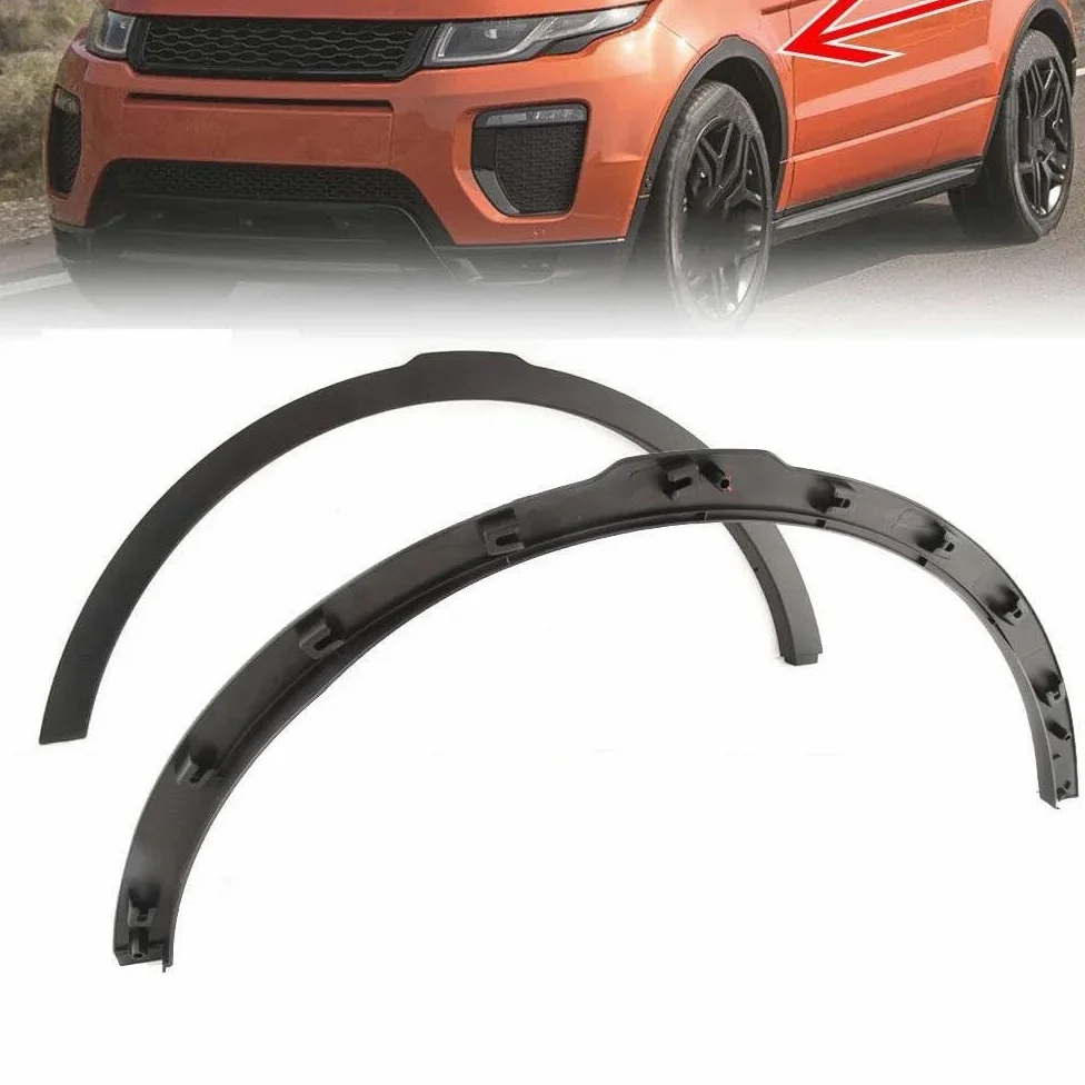 Para Para Range Rover para Evoque Sport 2012-2017 Moldura De Paso De Rueda Delantera para Coche Guardabarros Cejas Pasos De Rueda(Lado Derecho)