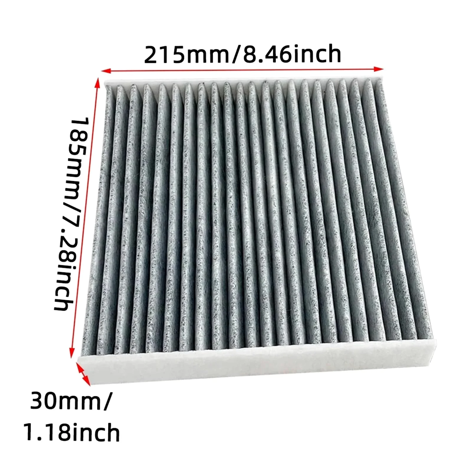Filtro Habitáculo Para Toyota Para RAV4 2019-2024 Filtro Aire Cabina Coche Filtros Automáticos Fibra Carbono CF12157 87139-0E040 87139-0R030 87139-26010